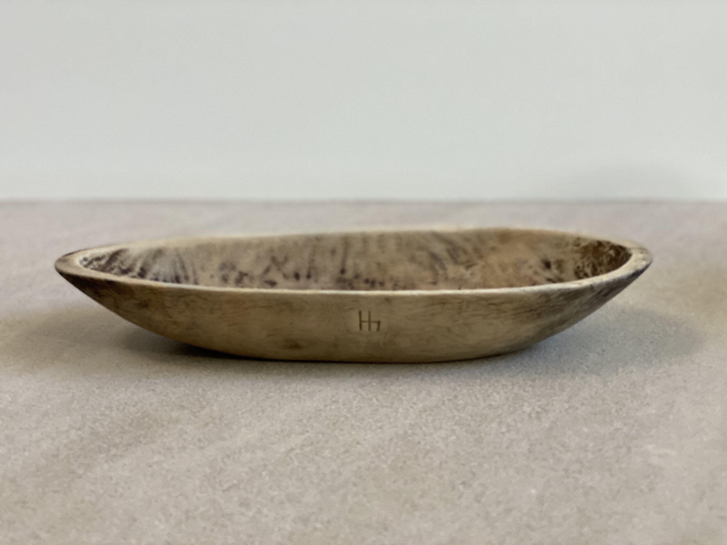 Swedish Root Bowl, c 1800 14 inches long x 5 1/2 inches wide RESERVED