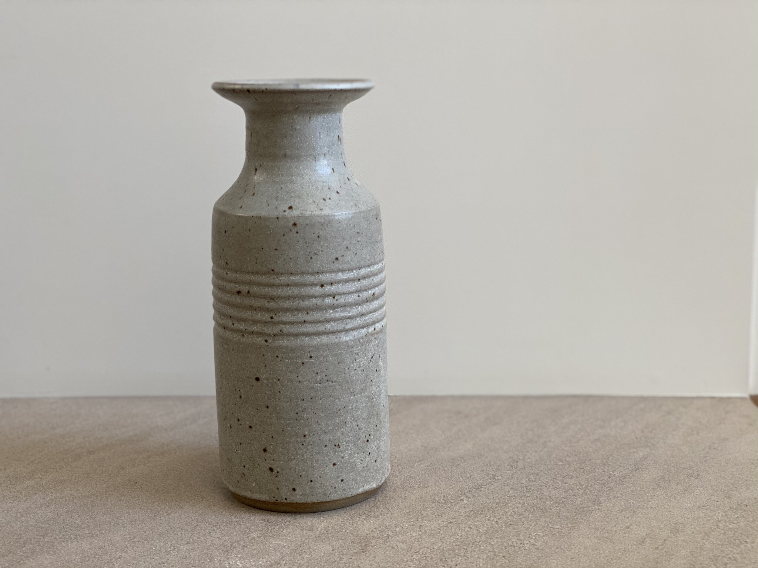 Tall Midcentury Ceramic Vase, France c. 1940 12 3/4 inches tall RESERVED