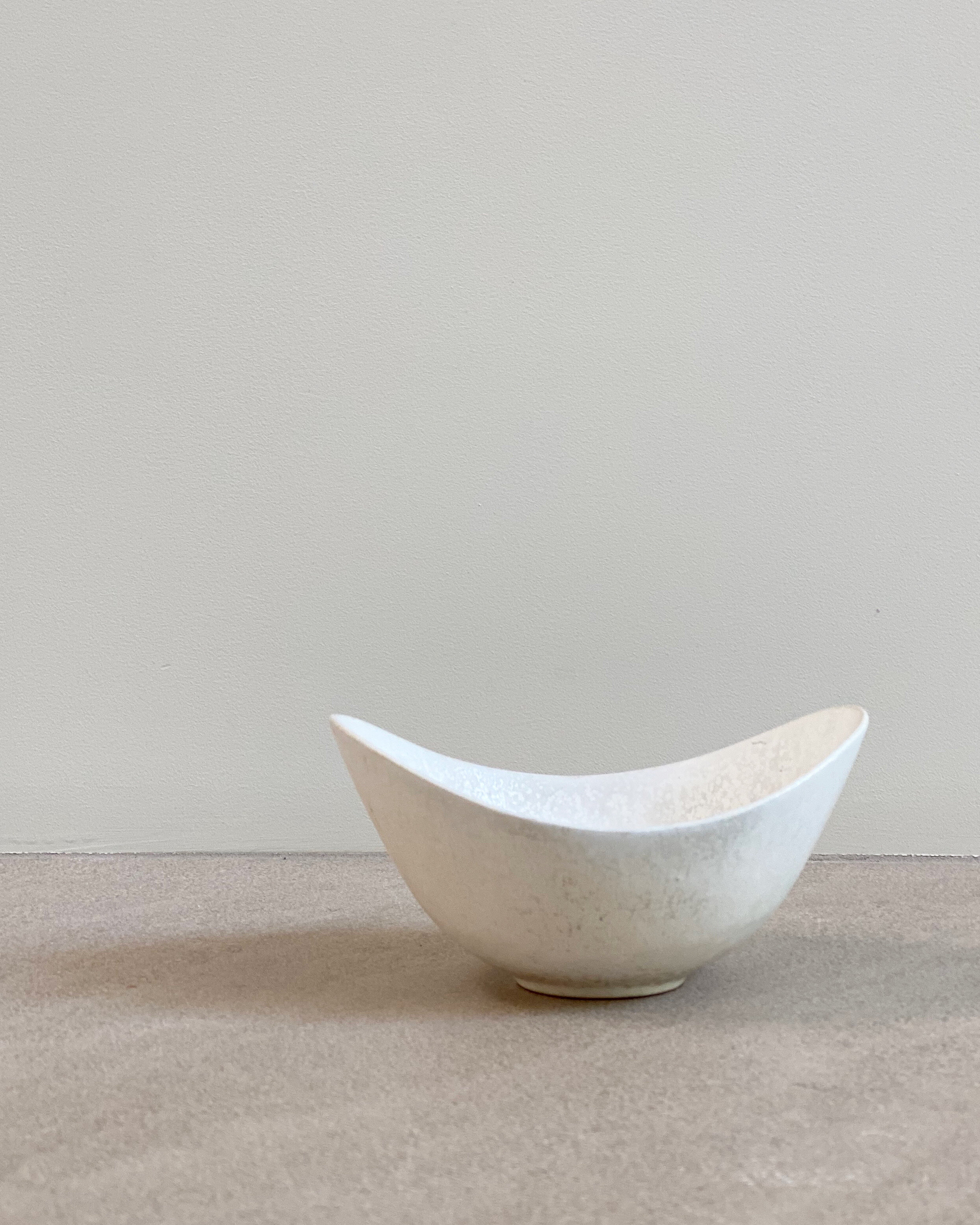 Gunnar Nylund Bowl, Sweden 1950s 6 1/4 x 5 x 3 inches