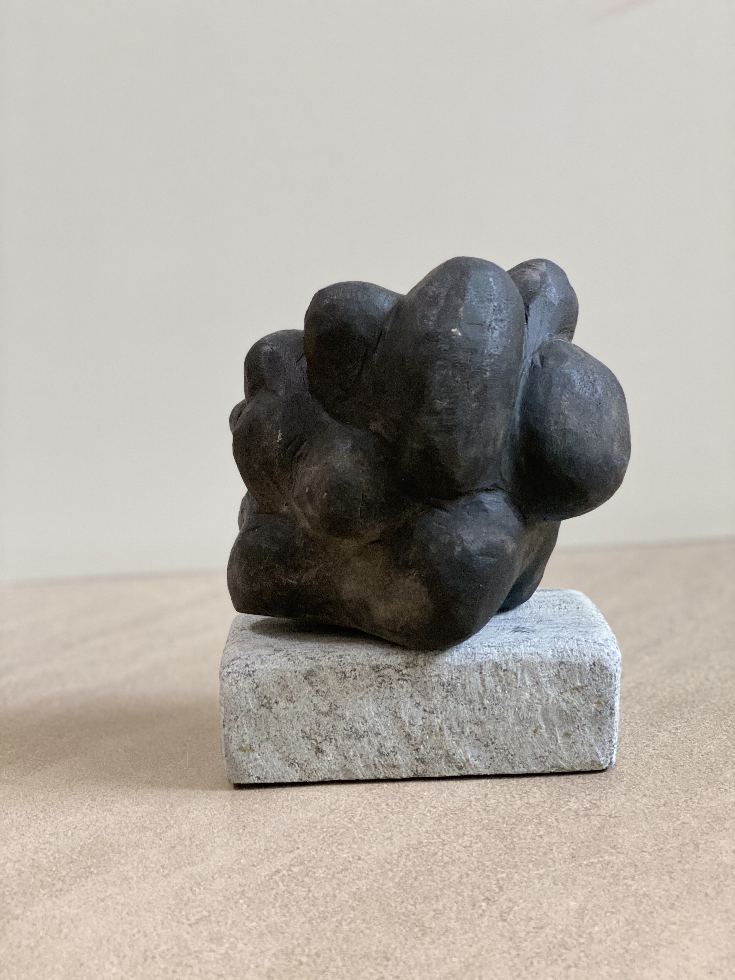 Contemporary Danish Sculpture in Granite 9 x 6 3/4 x 5 inches