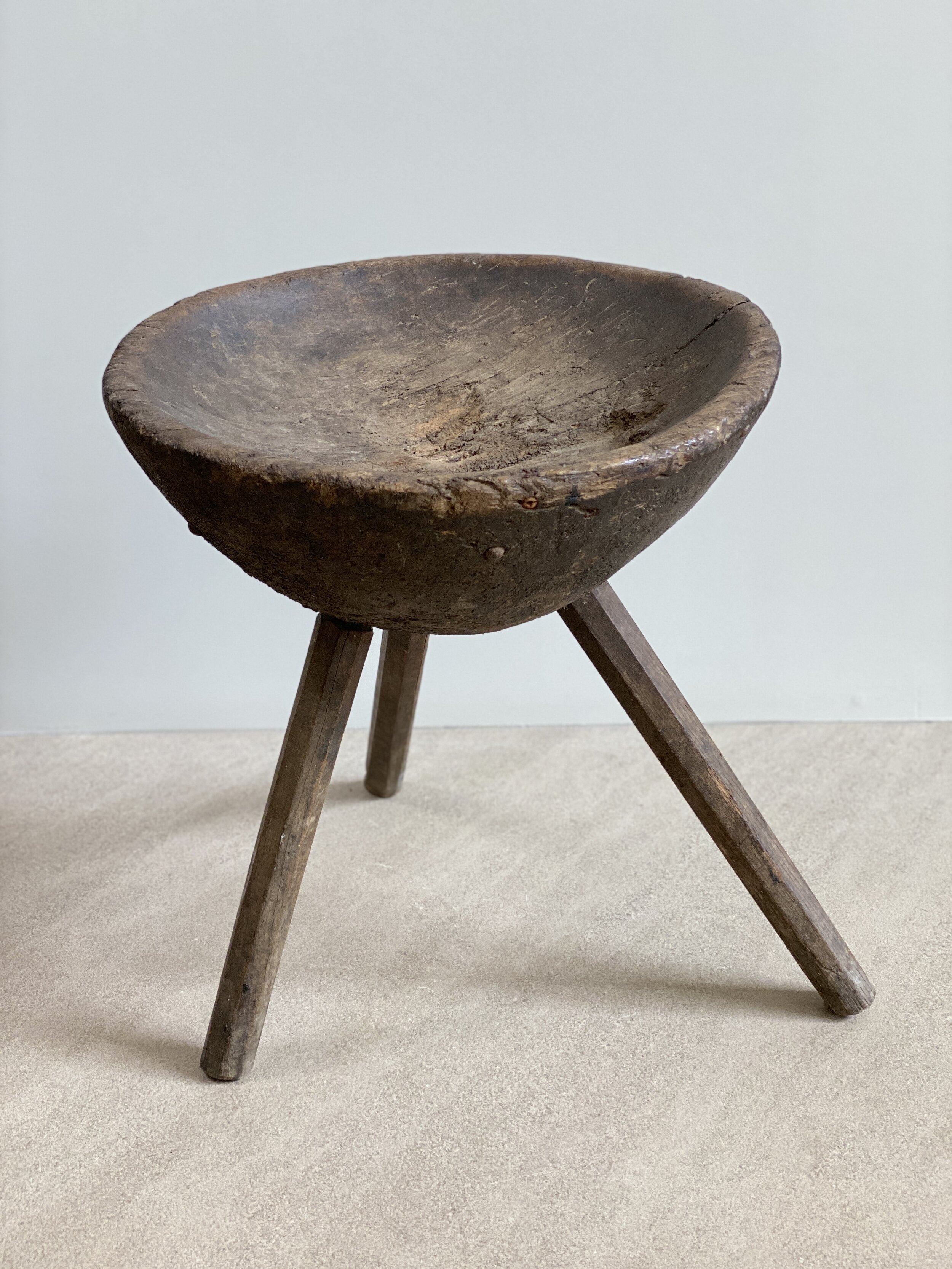 English Milking Stool, c. 1780