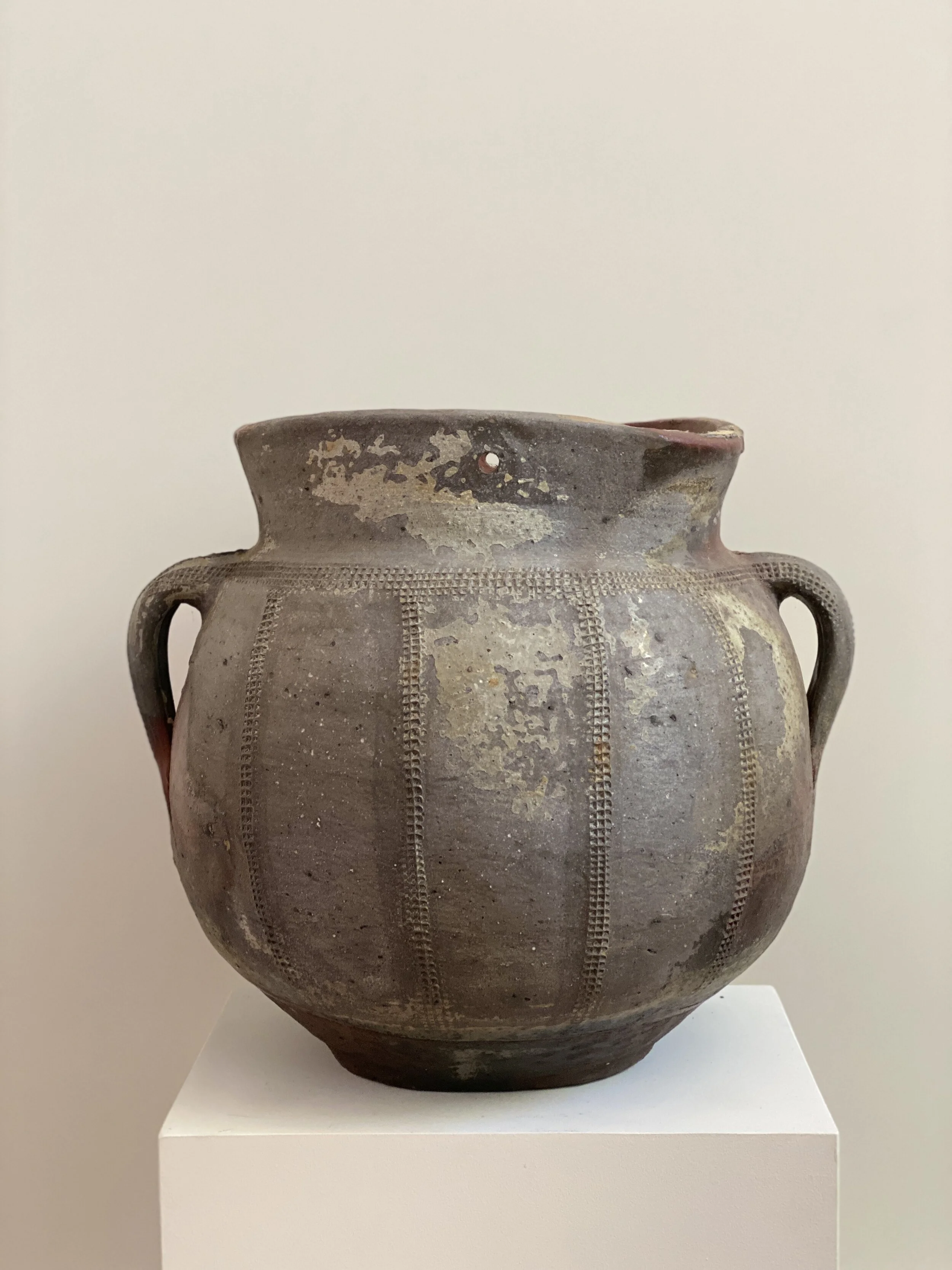 Medium French Salting Pot, 19th Century 17 x 18 inches
