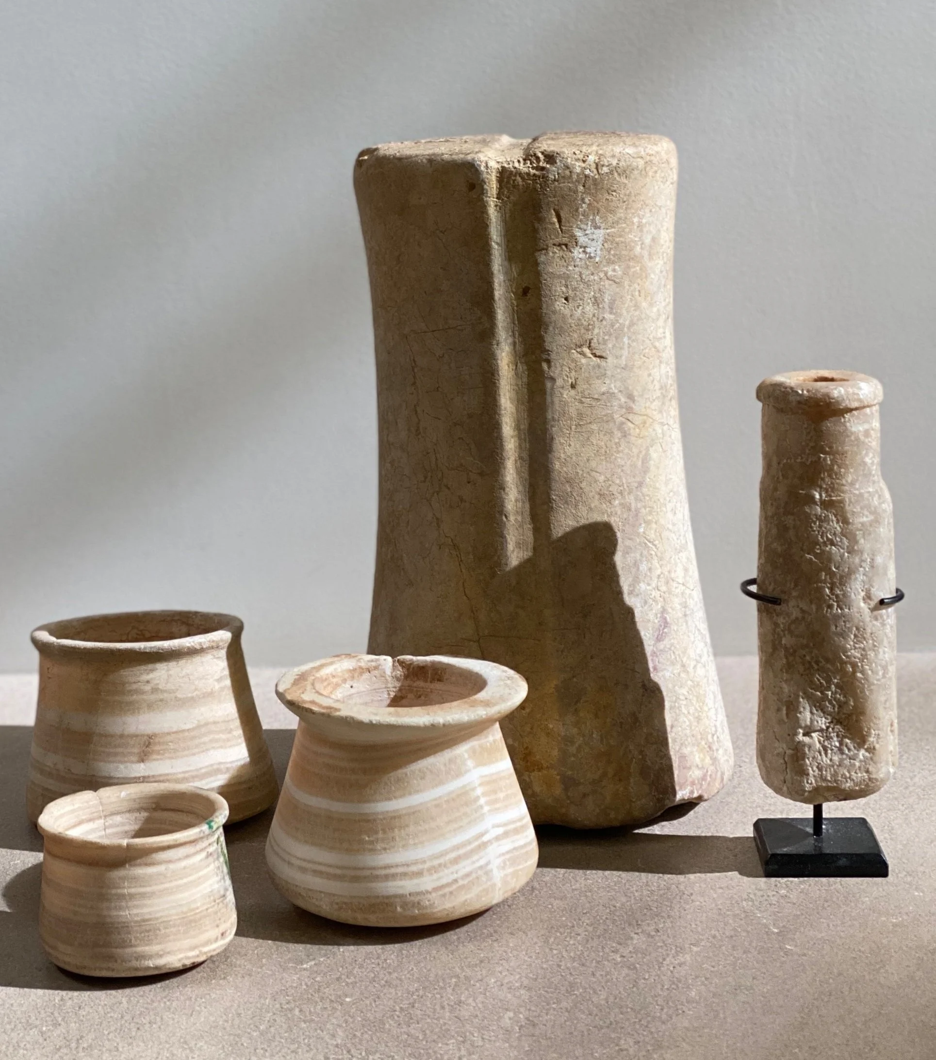 Bactrian Alabaster Idols and Artifacts