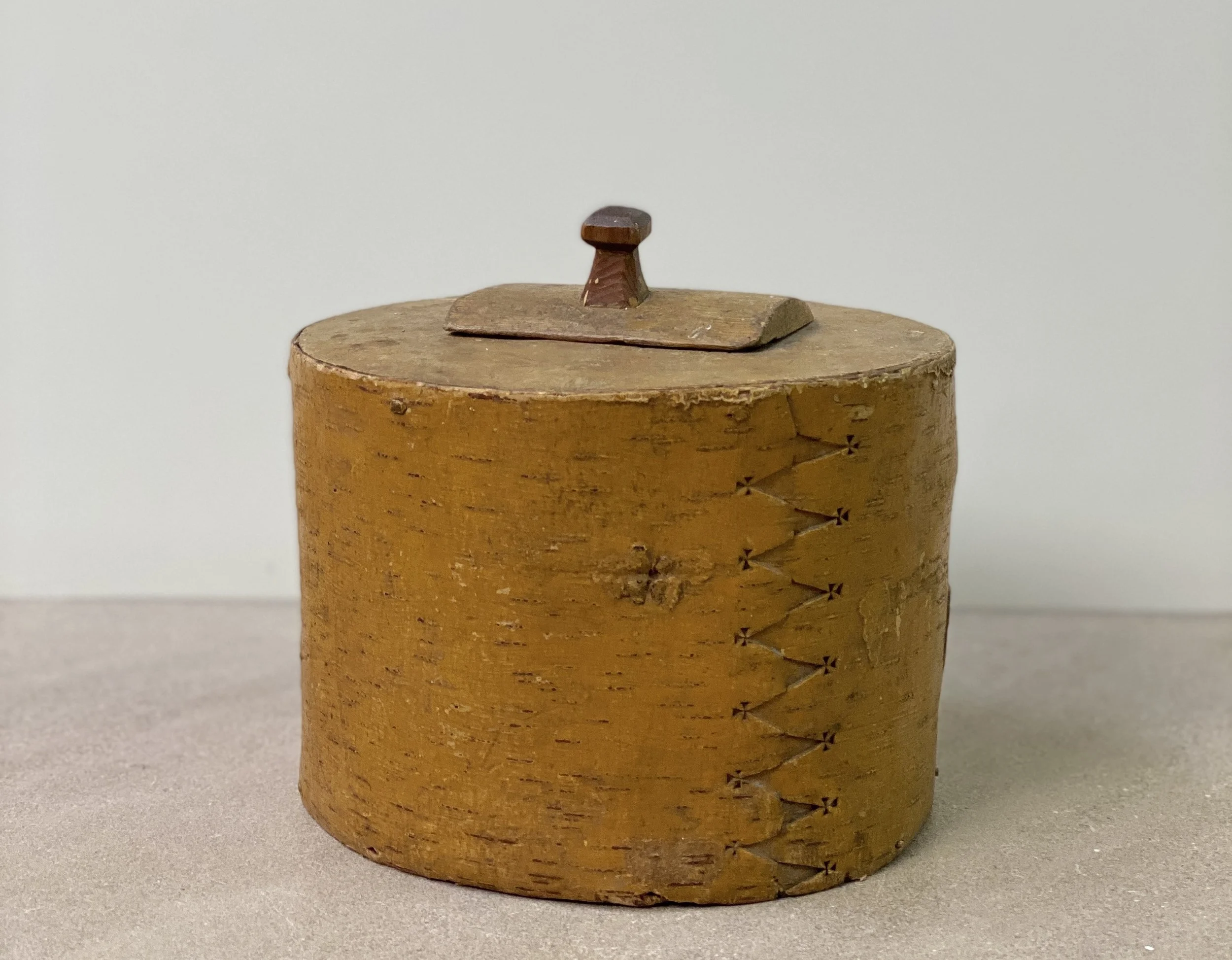 Swedish Storage Box with Original Paint c. 1800