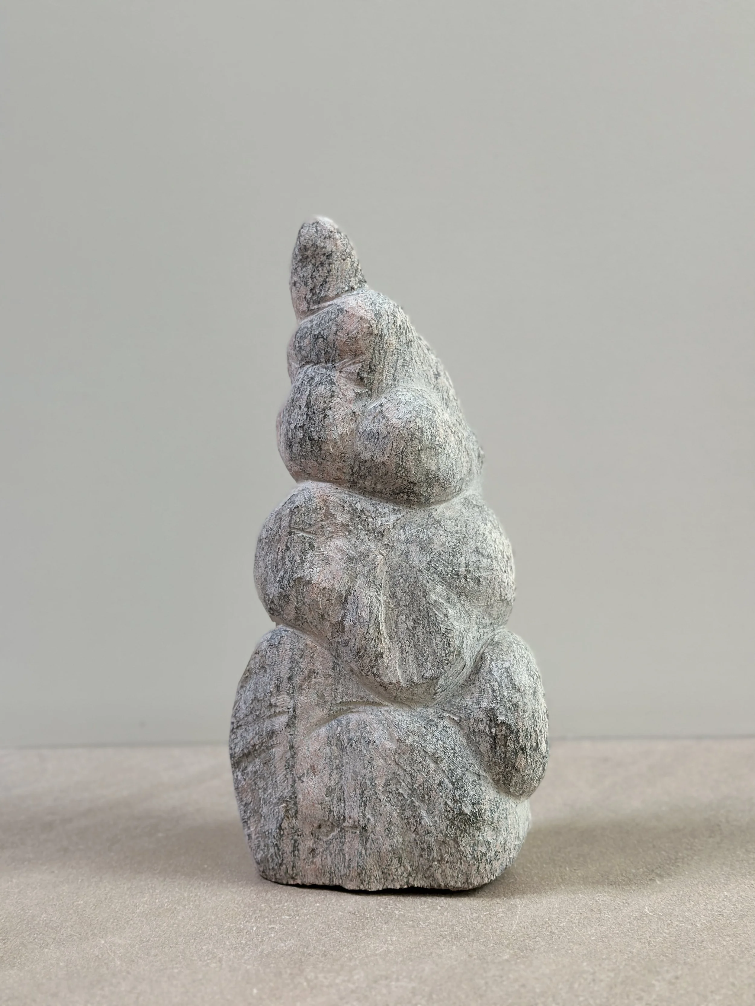 Contemporary Danish Sculpture in Granite 13 1/2 x 6 1/2 x 5 inches