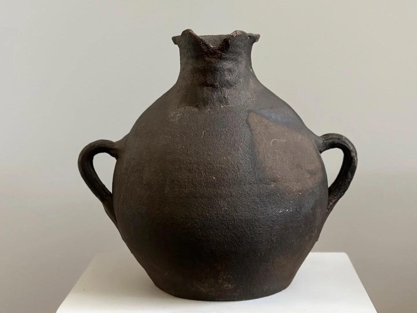 Rare Catalan Mallal with Chipped Spout, Spain 18th Century