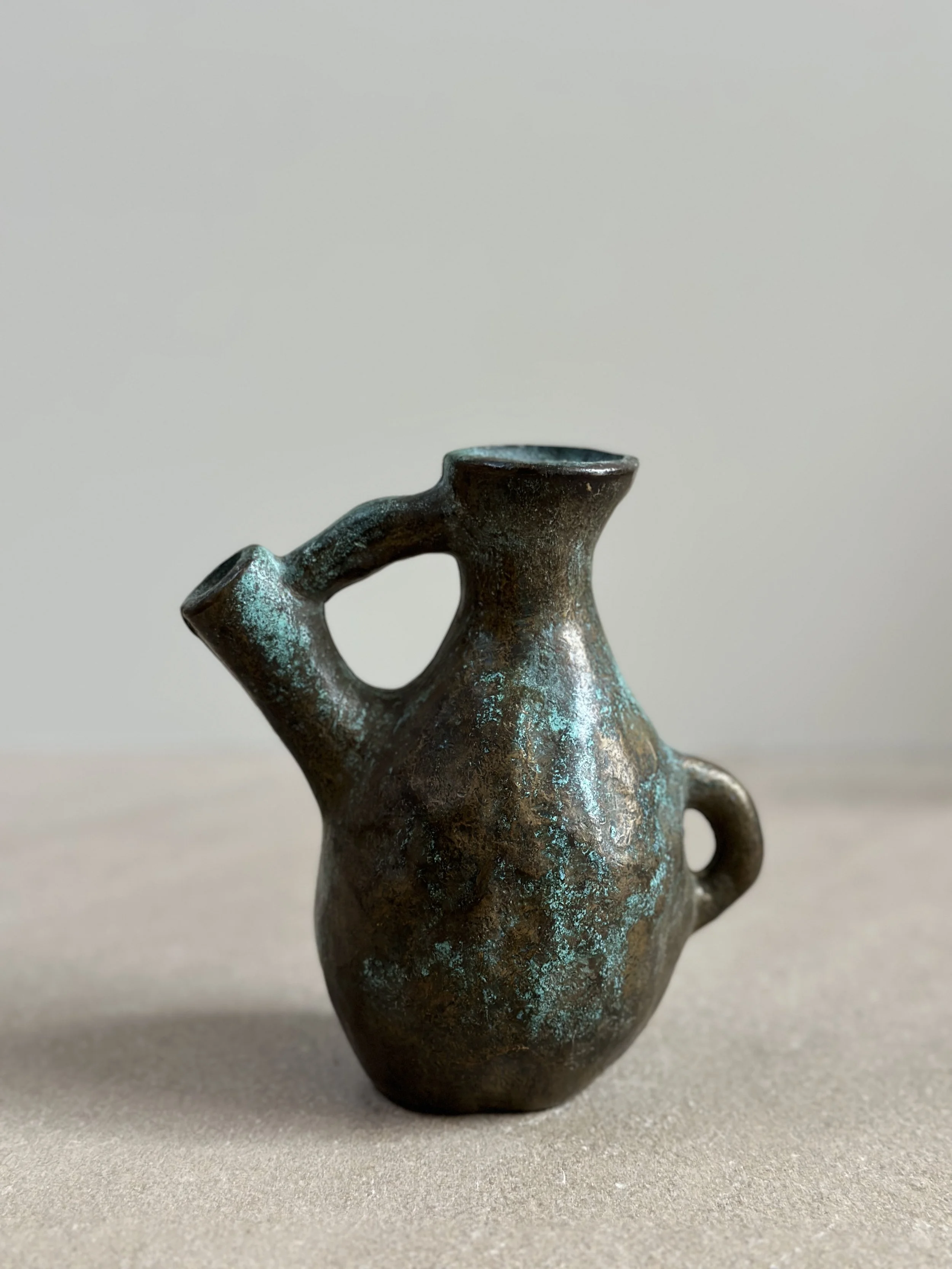 Small Bronze French Pitcher