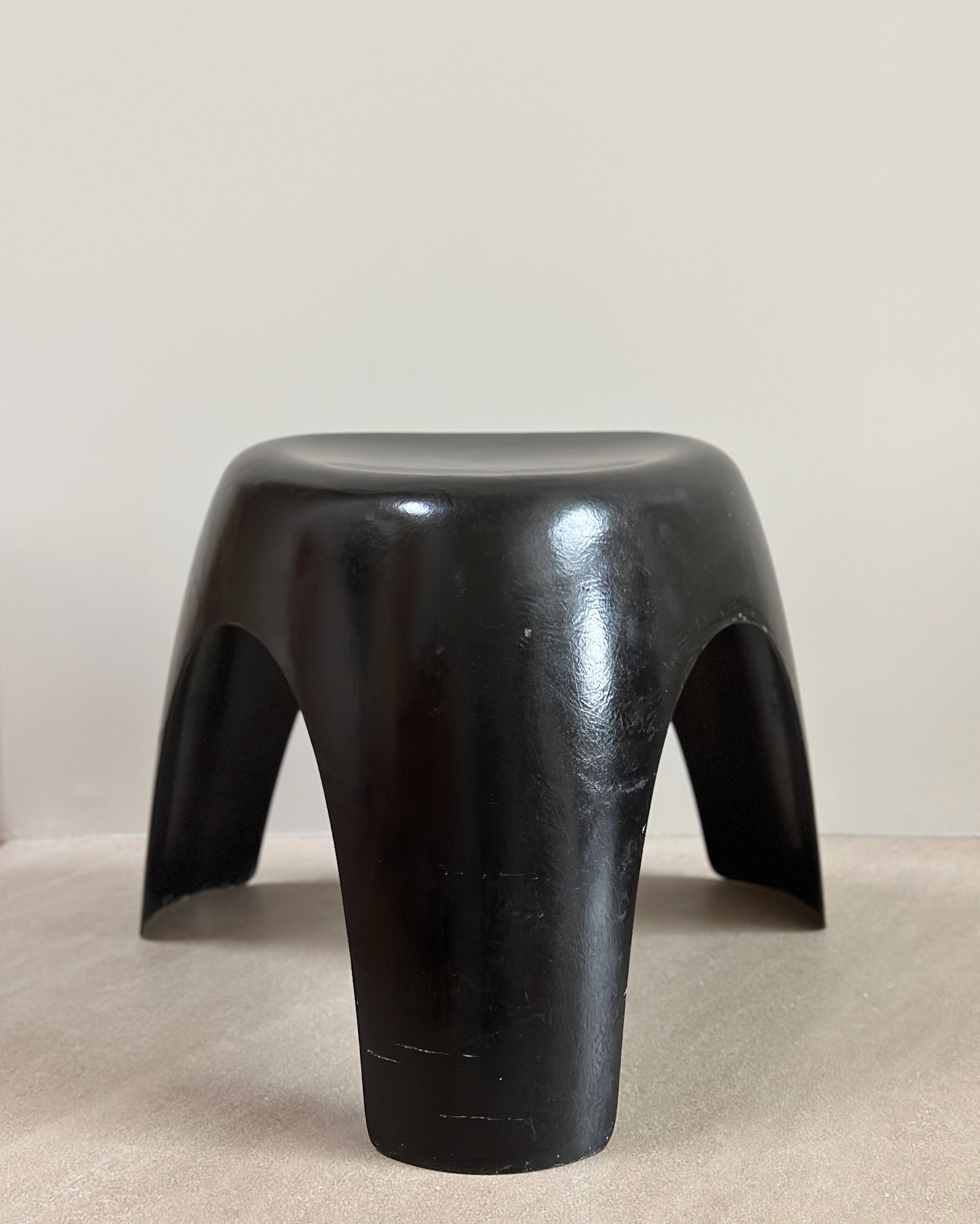 “Elephant” Stool in Fiberglass by Sori Yanagi, Japan 1954 (Two available) Available at shopatrio.com