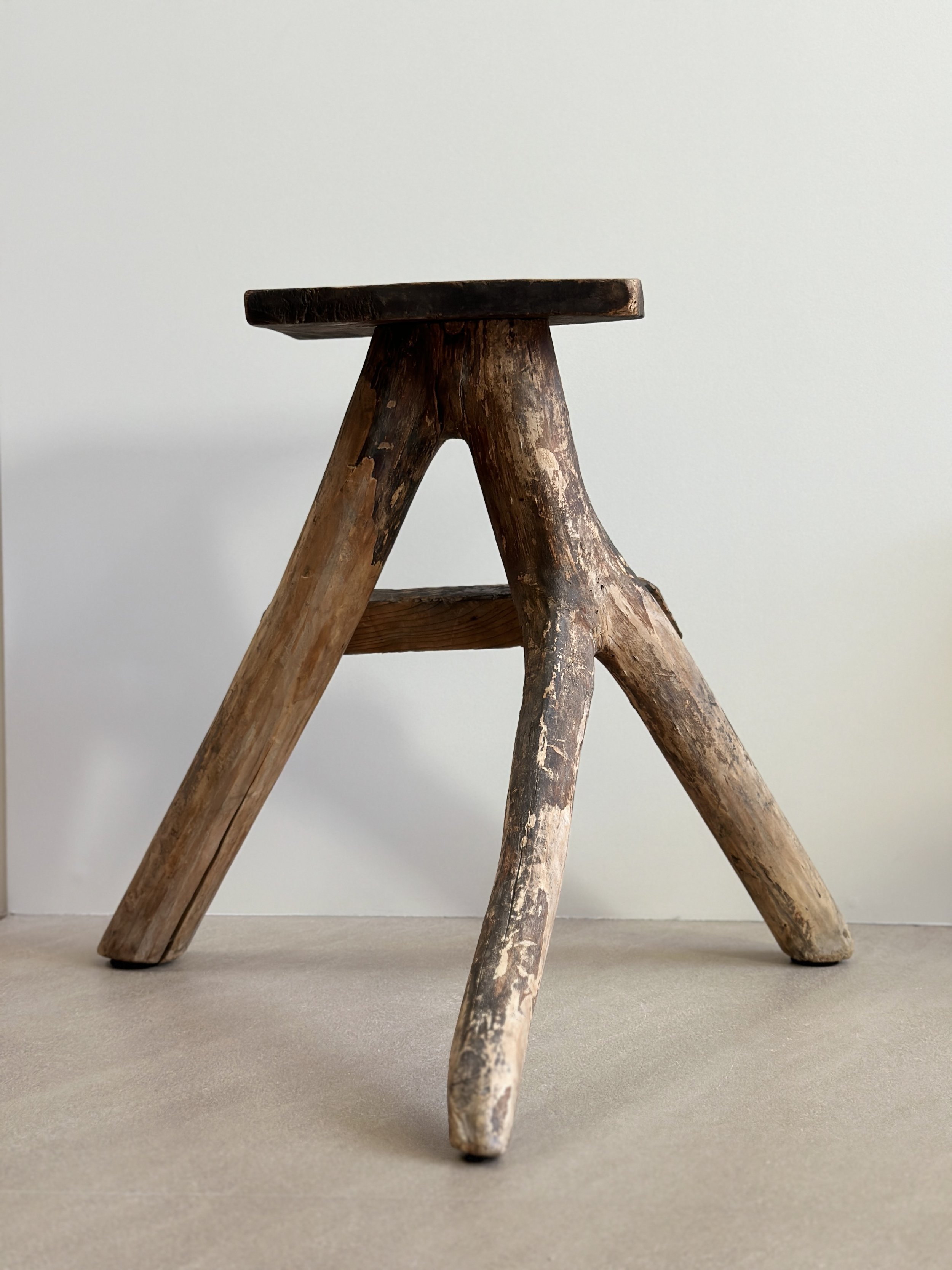 19th Century Japanese Tripod Stool