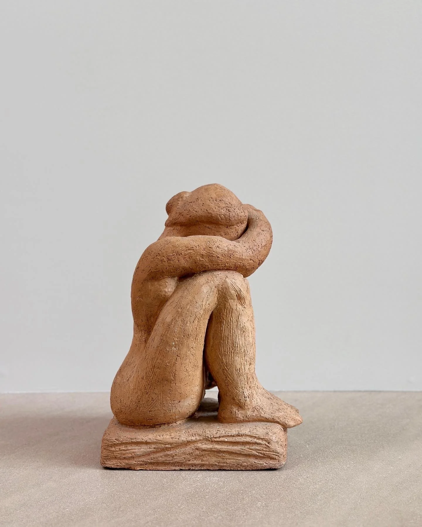 French Terracotta Sculpture, circa 1940 14 x 10 x 8 inches