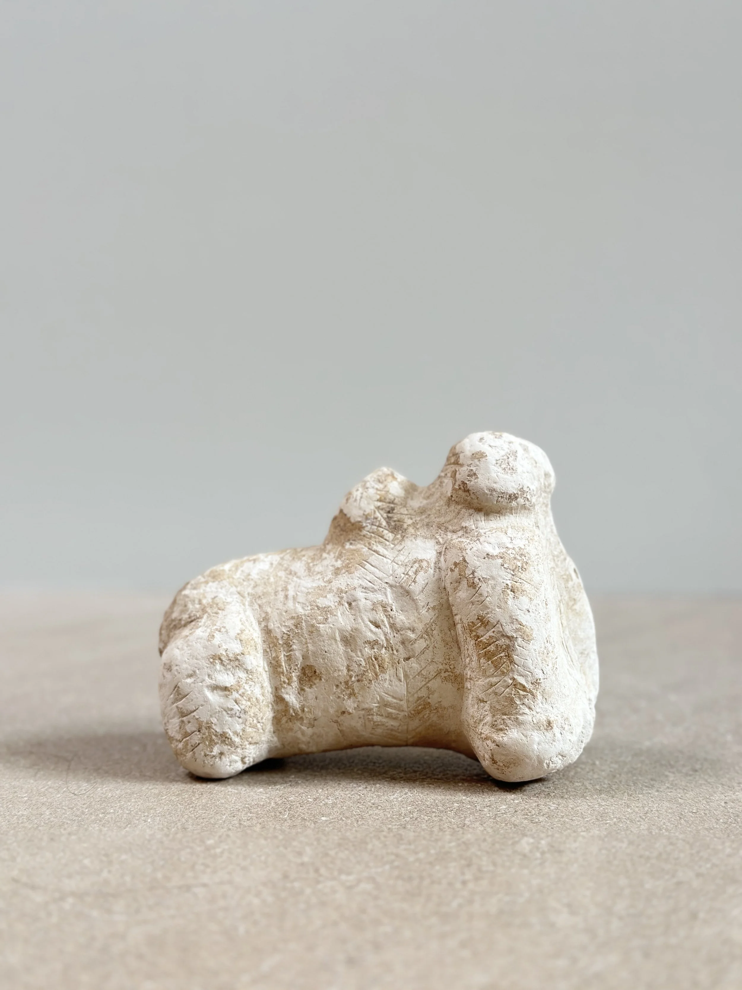 Small Mesopotamian Limestone Bull