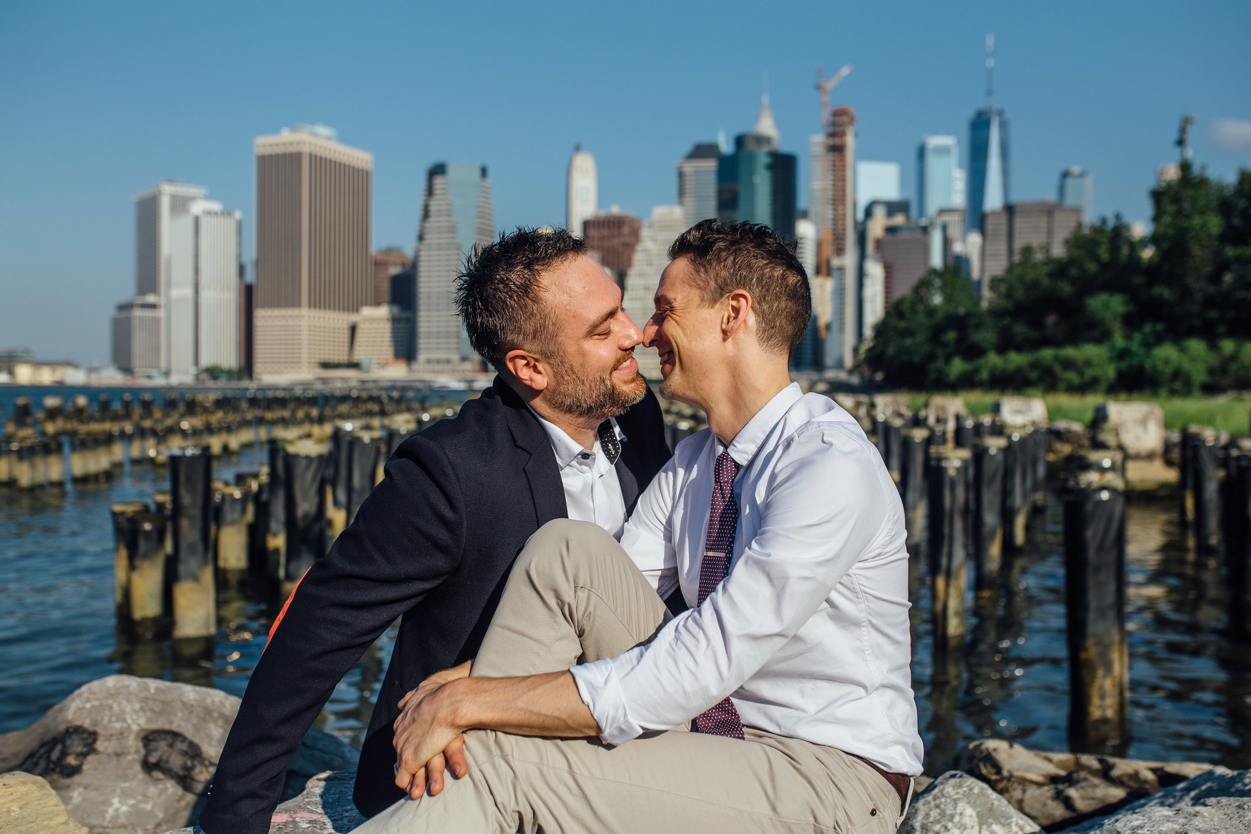 Brooklyn Heights New York Engagement Wedding Photographer