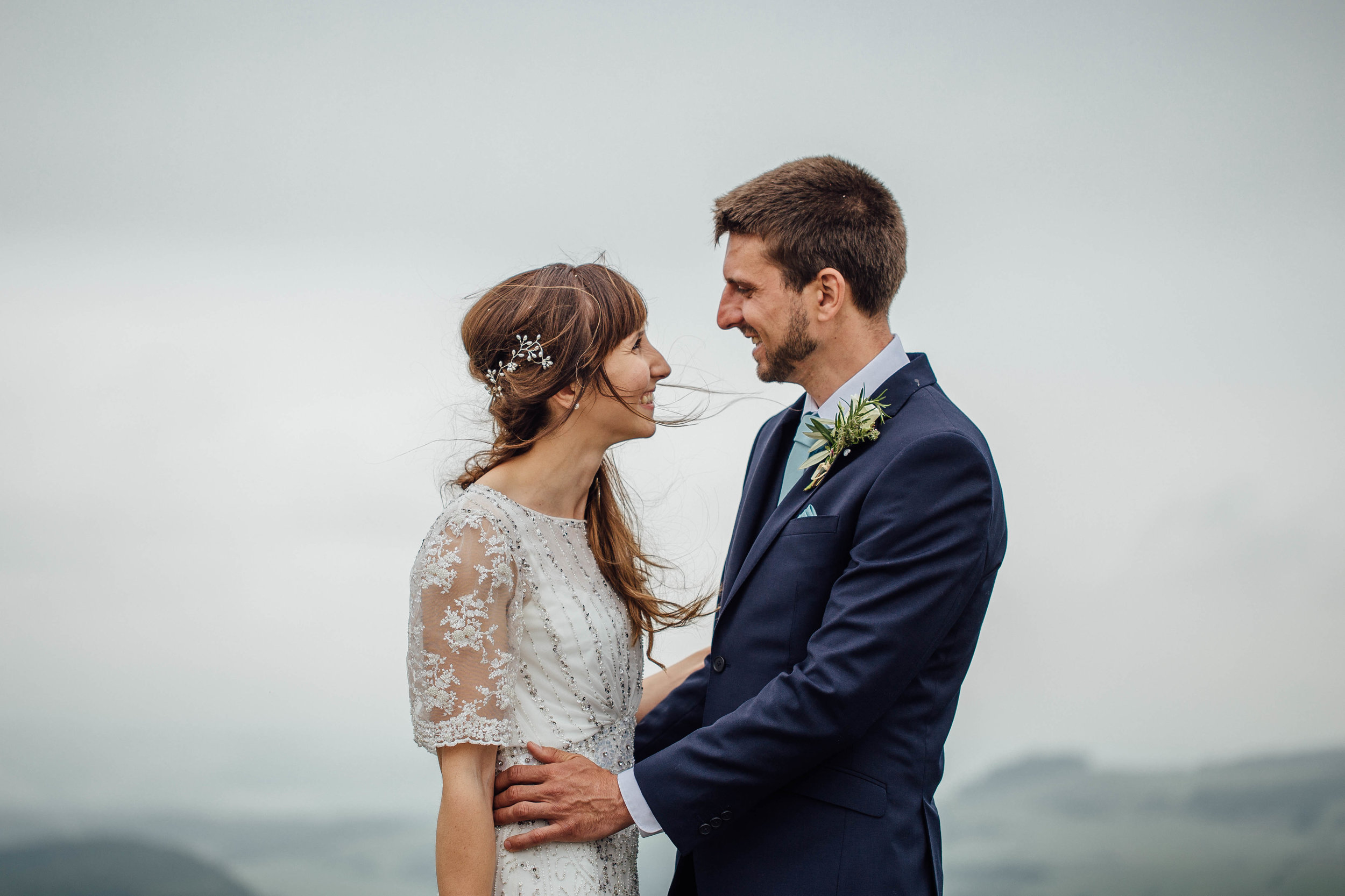 Curbar Edge Peak District Wedding Photographer