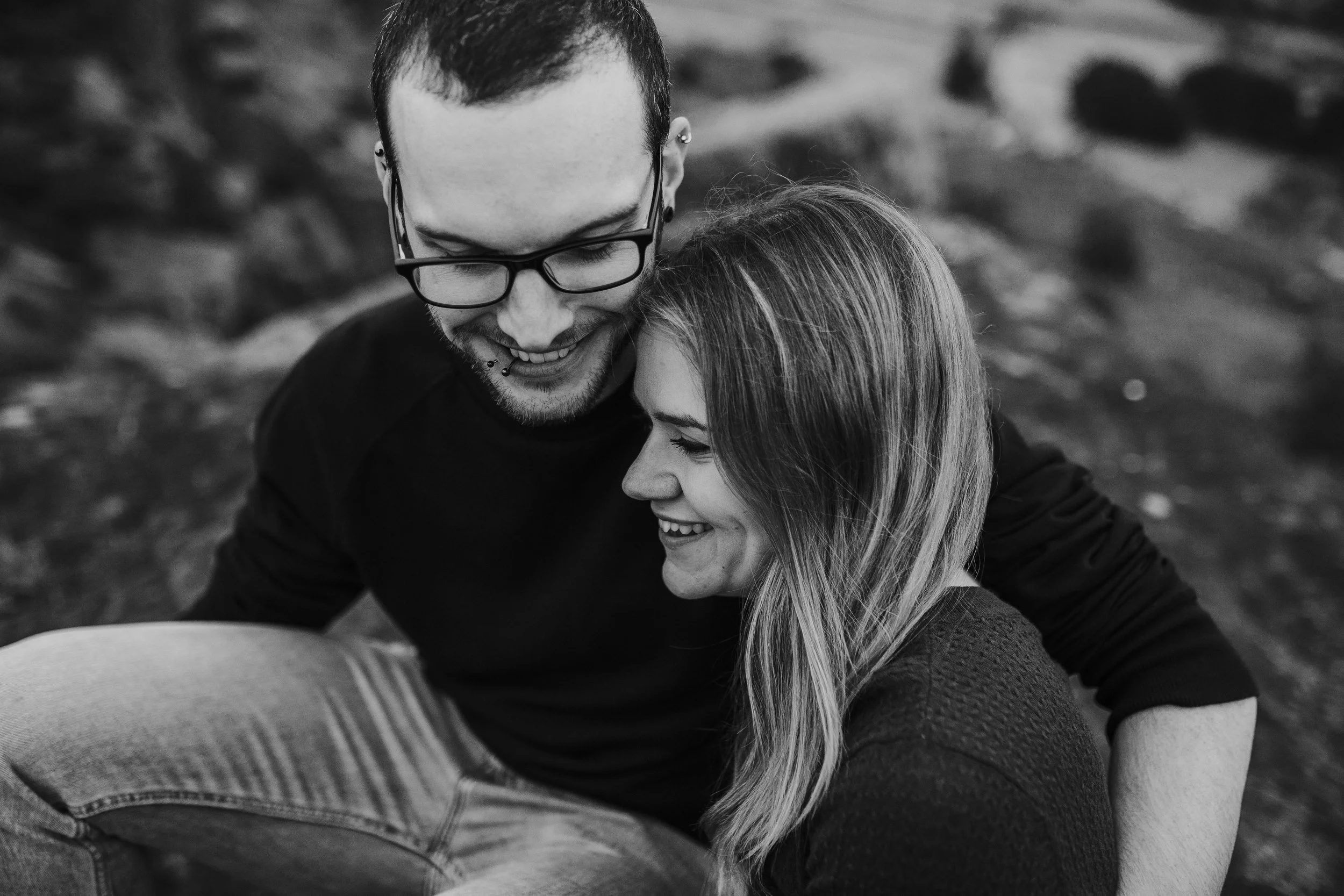 Sheffield Wedding Photographer Curbar Edge Engagement Shoot Peak District