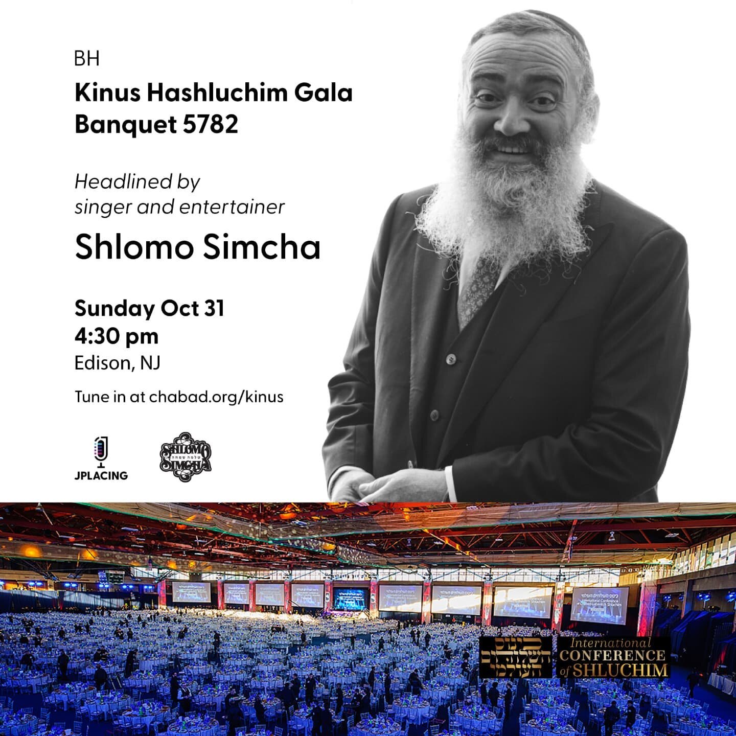 Looking forward to singing at this special gathering which my agent likes to call the &quot;Chabad superbowl event&quot;. 

After a hiatus due to covid it's an honor to entertain at the first in person Kinus since covid began. 

While access is limit
