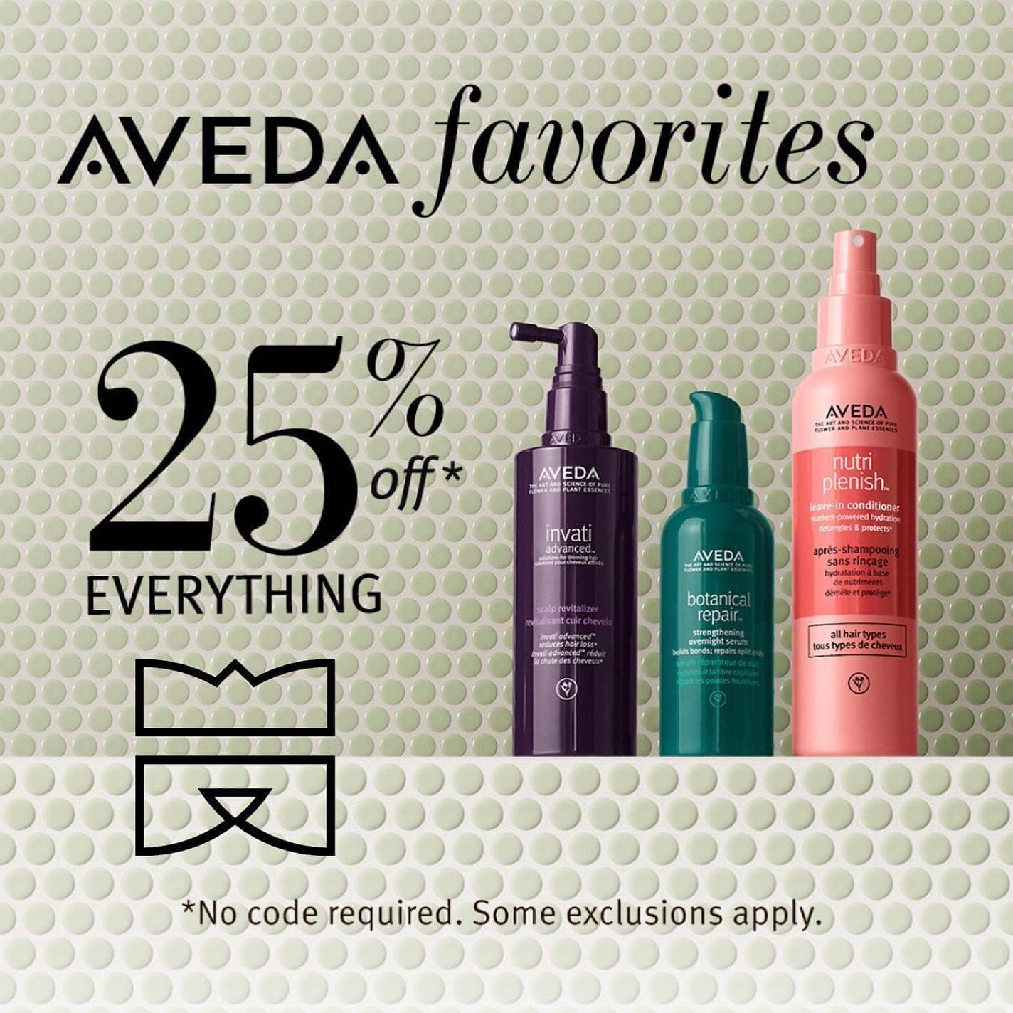 Hello Aveda lovers 💕 Visit @lionsalonandspa in Brookhaven Village this week for their 25% off sale on Aveda products. 

They would love to help you with any questions you have about product performance and let you touch to feel and smell all the won