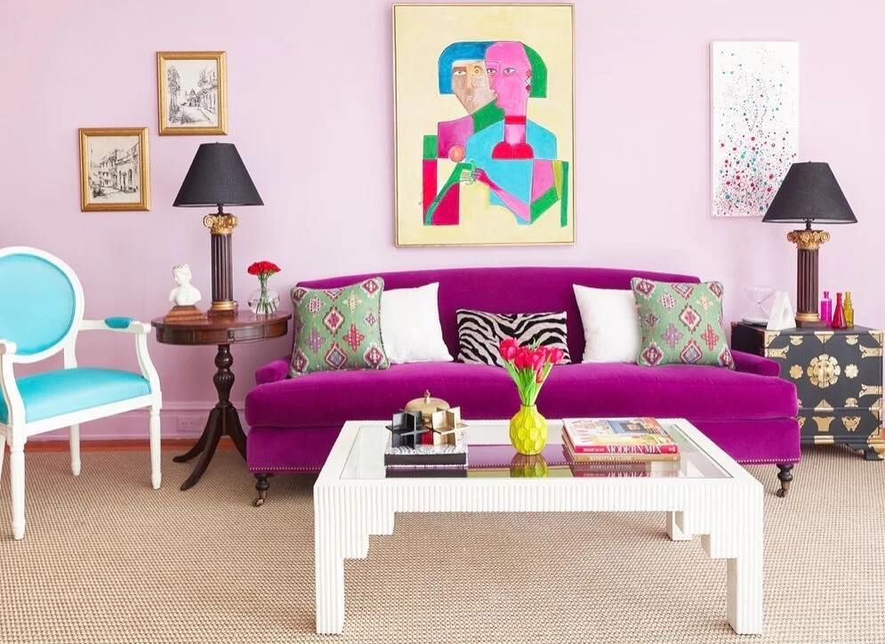 Happy Holi everyone 🌈 
The Indian festival of color celebrating love, togetherness and the arrival of spring 🌼
Seen here is my living room on the UES that I love so much! 📸 @dwangphoto #ritikabhasindesign @ritikabhasindesign