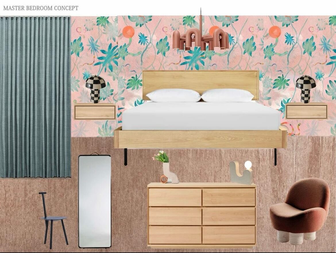 Master Bedroom concept for my Williamsburg project! 

Design by #ritikabhasindesign 

#interiordesign #interiordesigner #residentialdesign #designinspo #forthewildones #scandihome #makeastatement #boldandbeautiful #scandimeetsboho #brooklyninteriorde