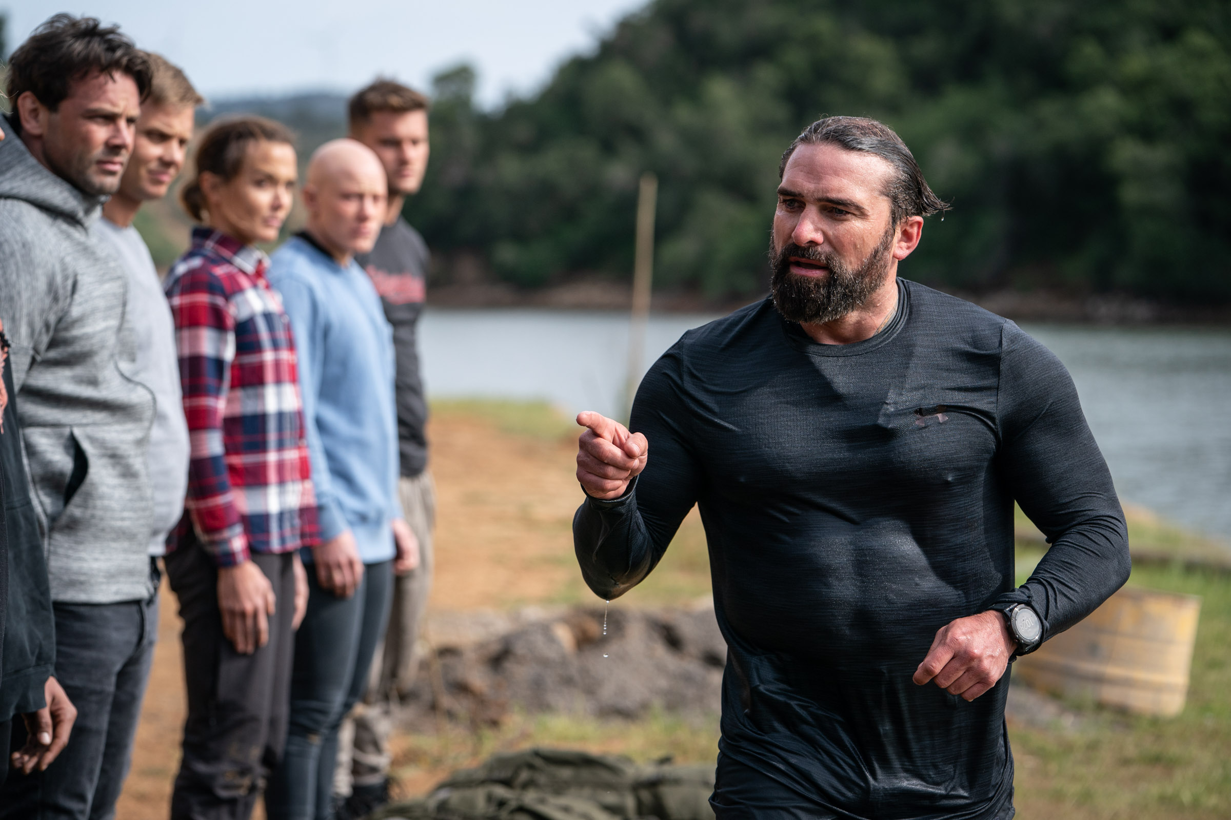  Chief Instructor Ant Middleton meets the recruits  Episode 1 - Courage  Minnow Films / Channel 4 