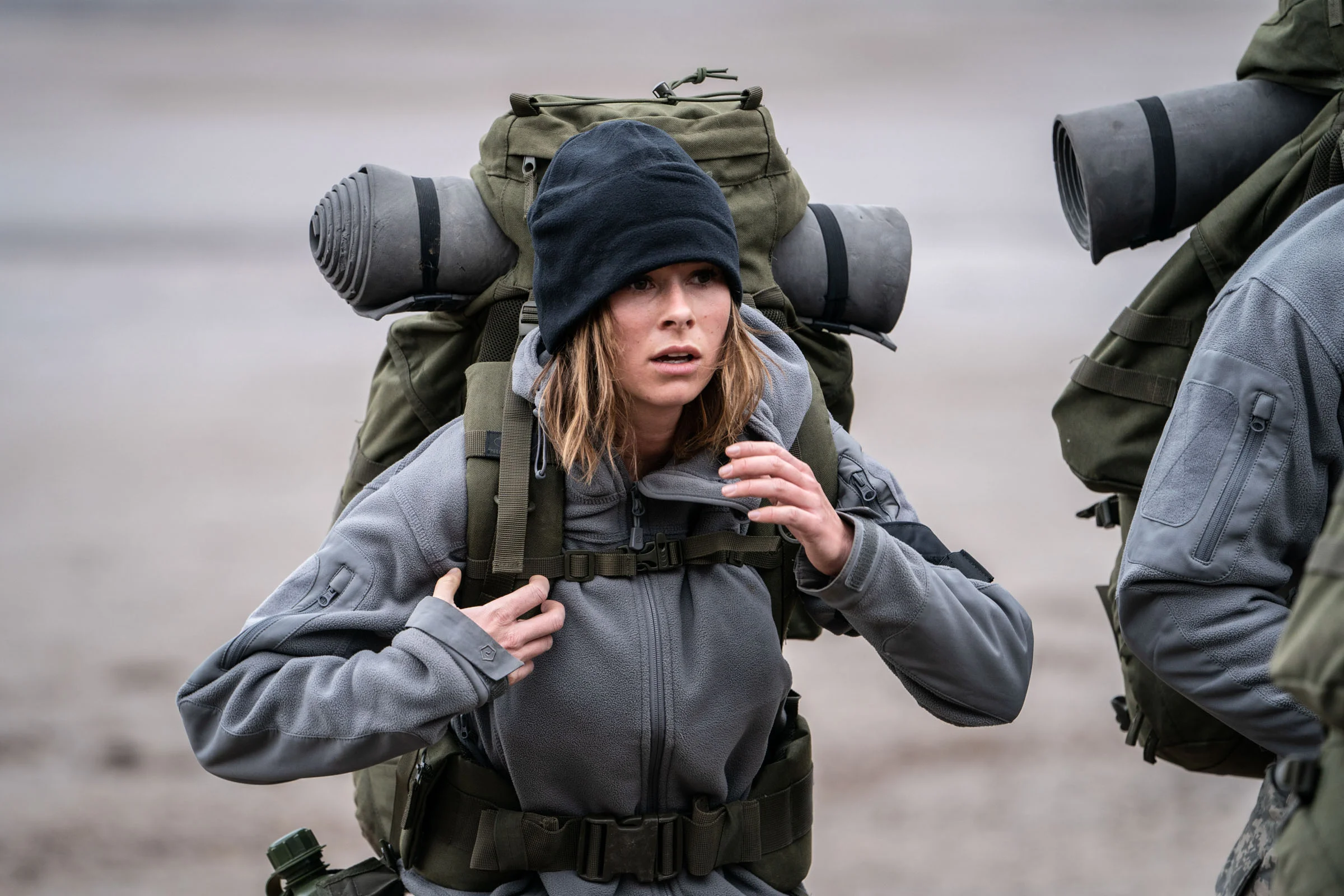 Camilla Thurlow marches to play Murderball Episode 2 Minnow Films / Channel 4