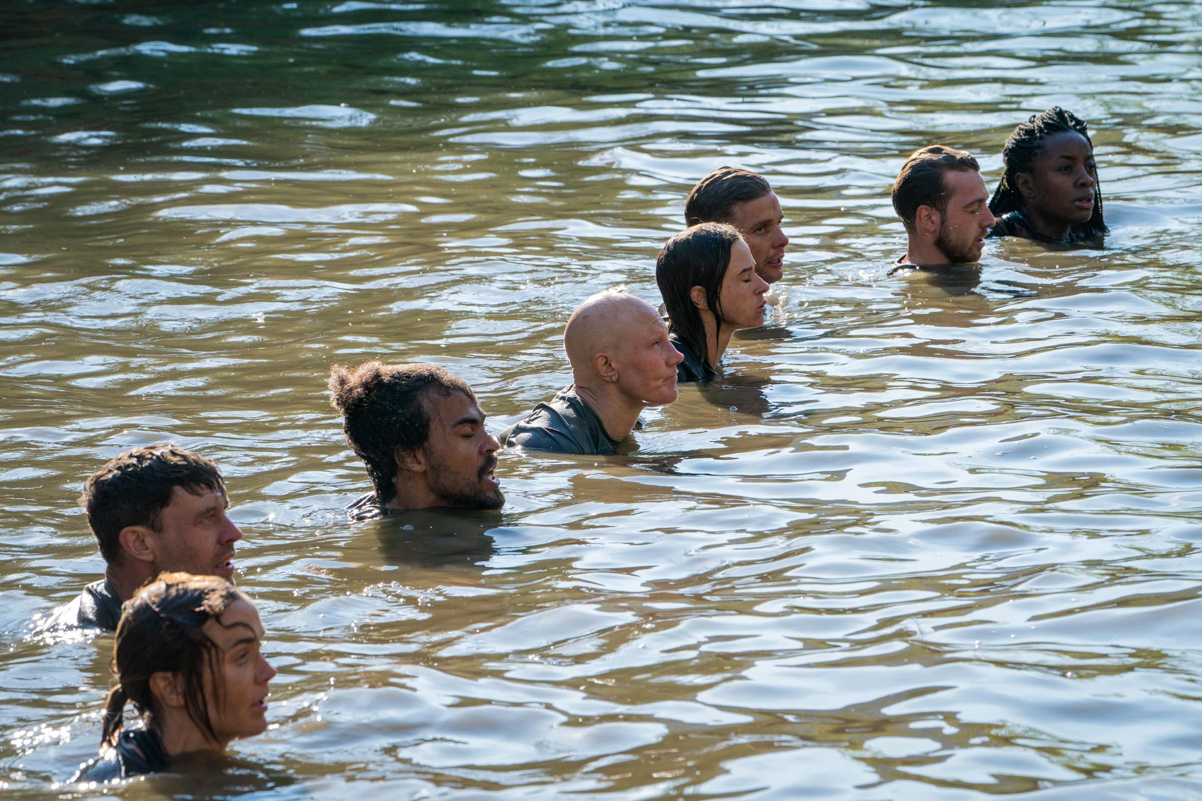  The Recruits submerge themselves during Water Butts  Episode 2  Minnow Films / Channel 4 