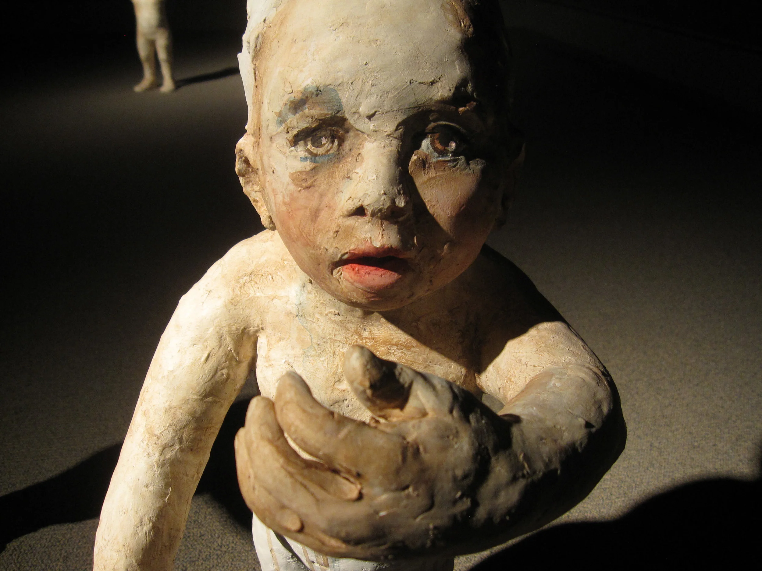 Falling, 2011, Painted ceramic, Museum of Nebraska Art, Kearney, Nebraska
