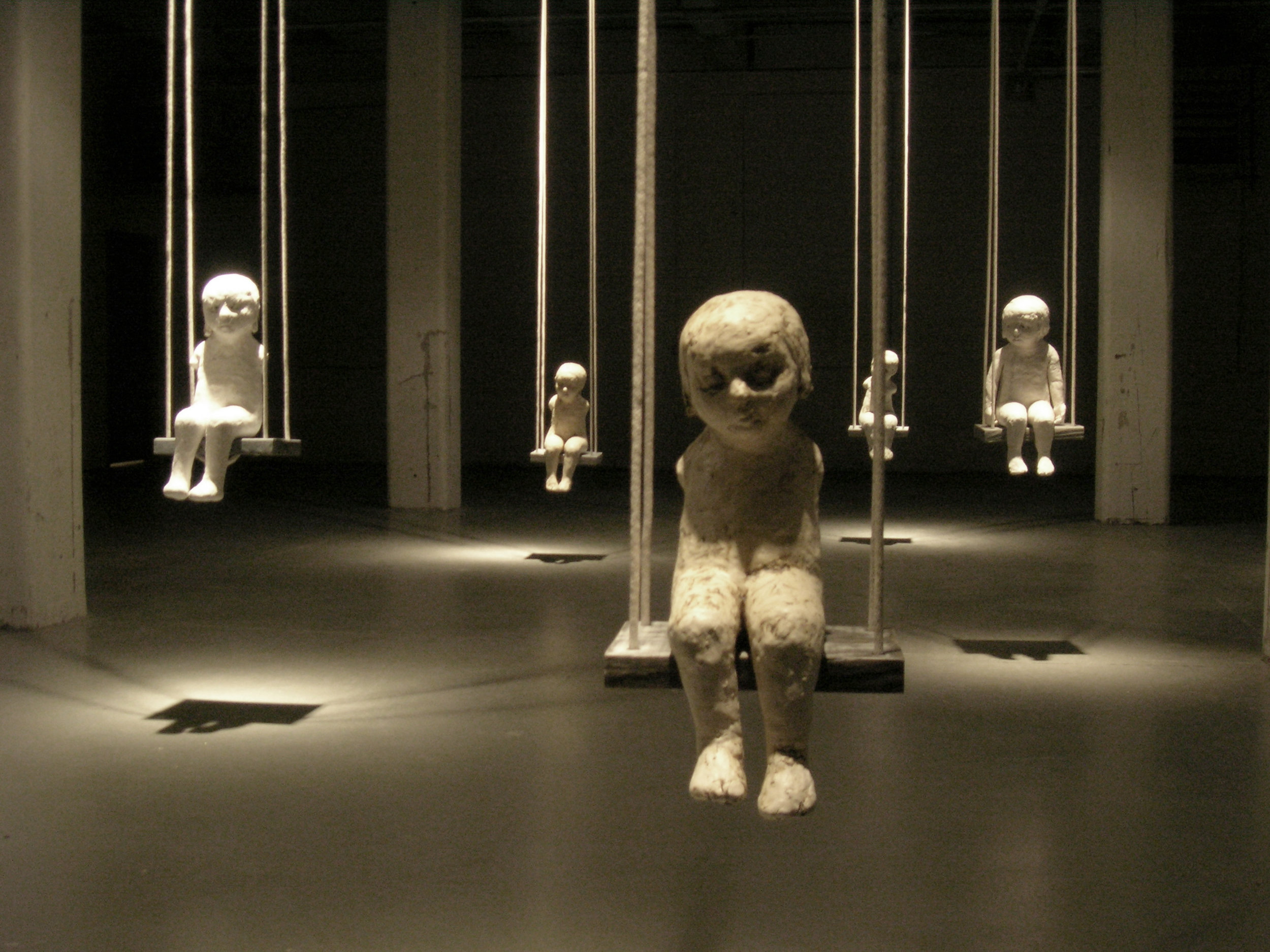 Falling Rope of Silence, 2005, Installation view, Bemis Center for Contemporary Art, Omaha, Nebraska