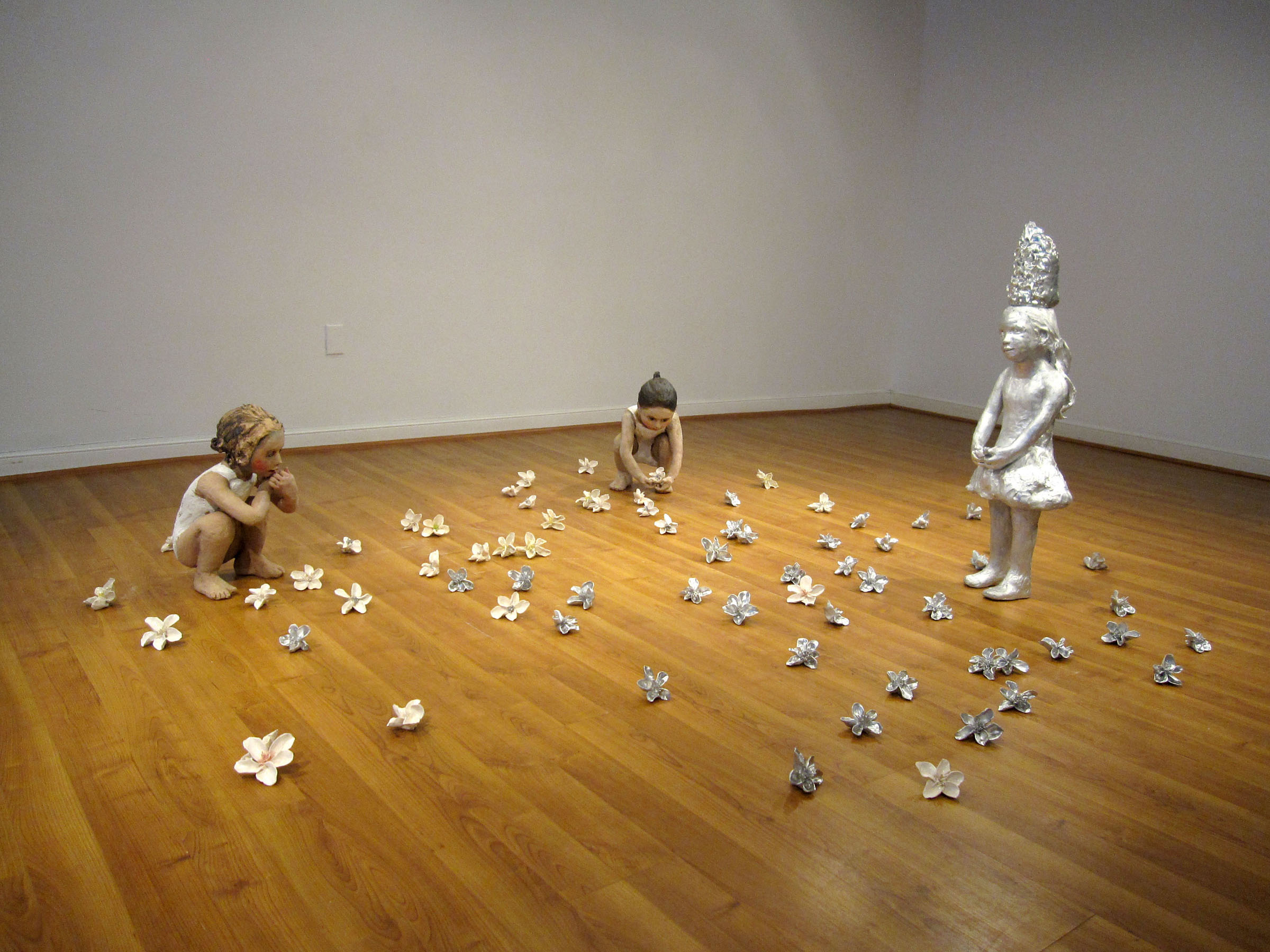 Flower Eaters, 2009, Ceramic, Floor Installation 41 in. X 20 ft. X 18 ft.