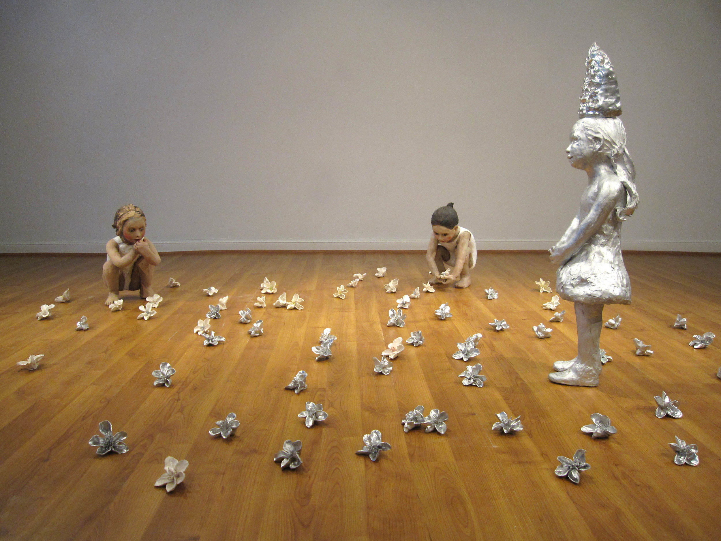 Flower Eaters, 2009, Ceramic, Floor Installation 41 in. X 20 ft. X 18 ft.