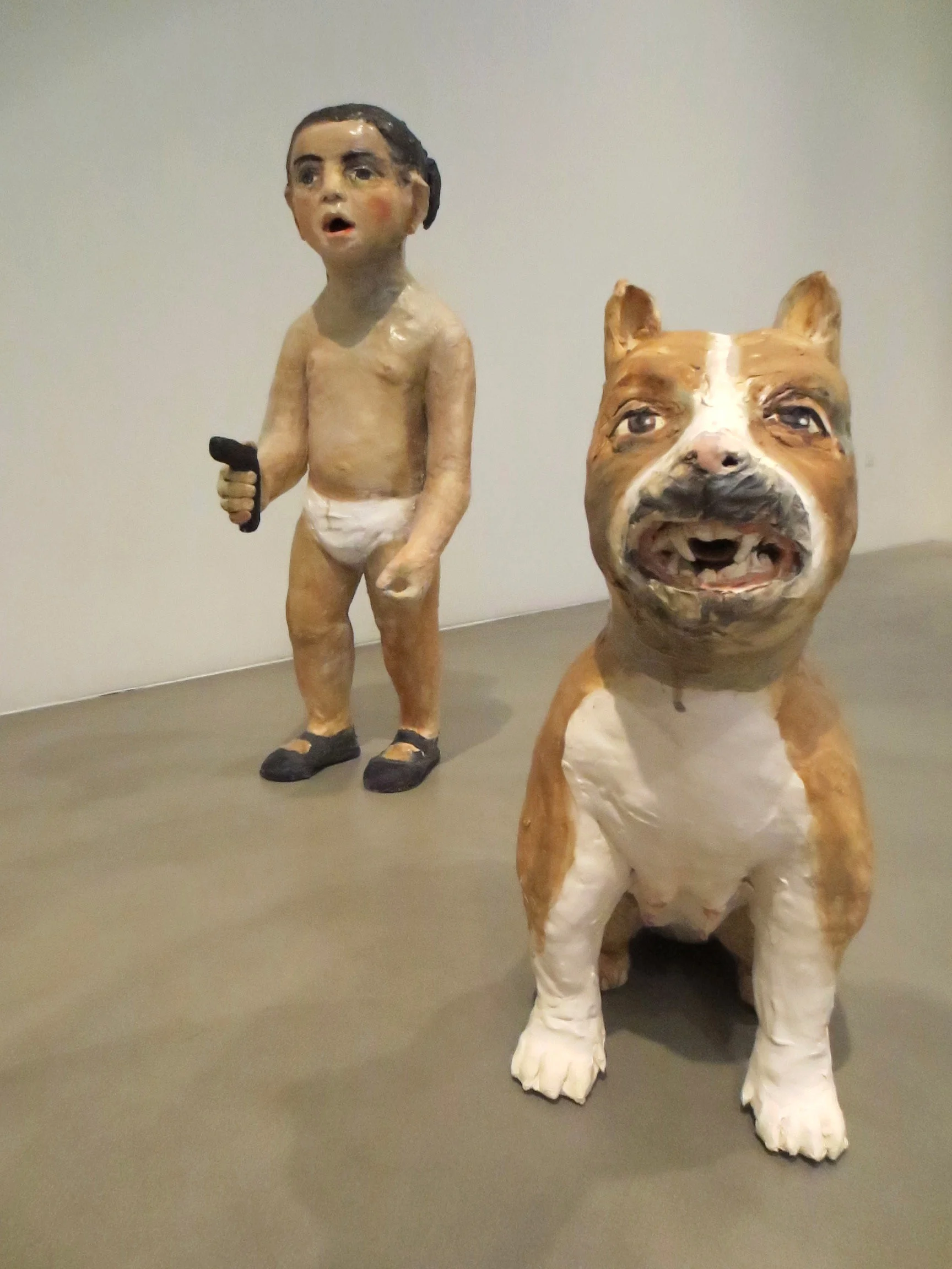 Perro Pendiente, (Dog in Waiting) 2012, Ceramic, Scott White Contemporary Art, California