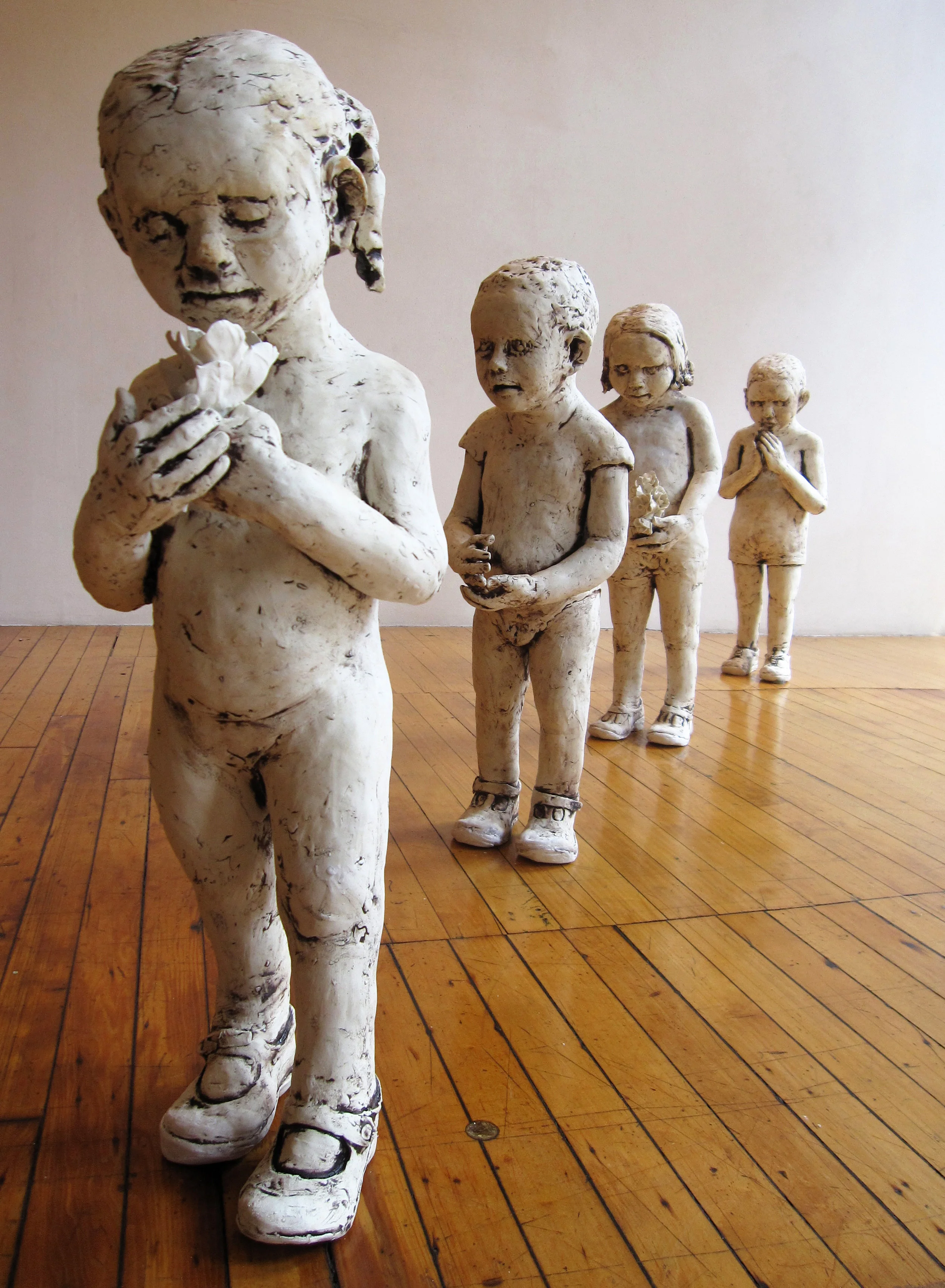 Dia de Los Inocentes, 2010, Ceramic, 32 in, x 10 ft. x 8 ft. National Museum of Mexican Art, Chicago, Illinois