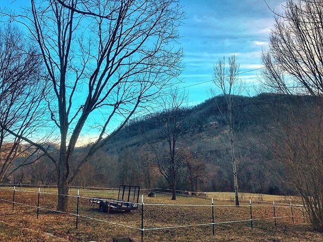 Yesterday @its_bullship and I braved the wind, snow and freezing temps and installed the paddock for Mo, our newest rescue. 💓 I originally had a call out for volunteers, but didn&rsquo;t feel right getting help in such harsh conditions. Thankfully, 