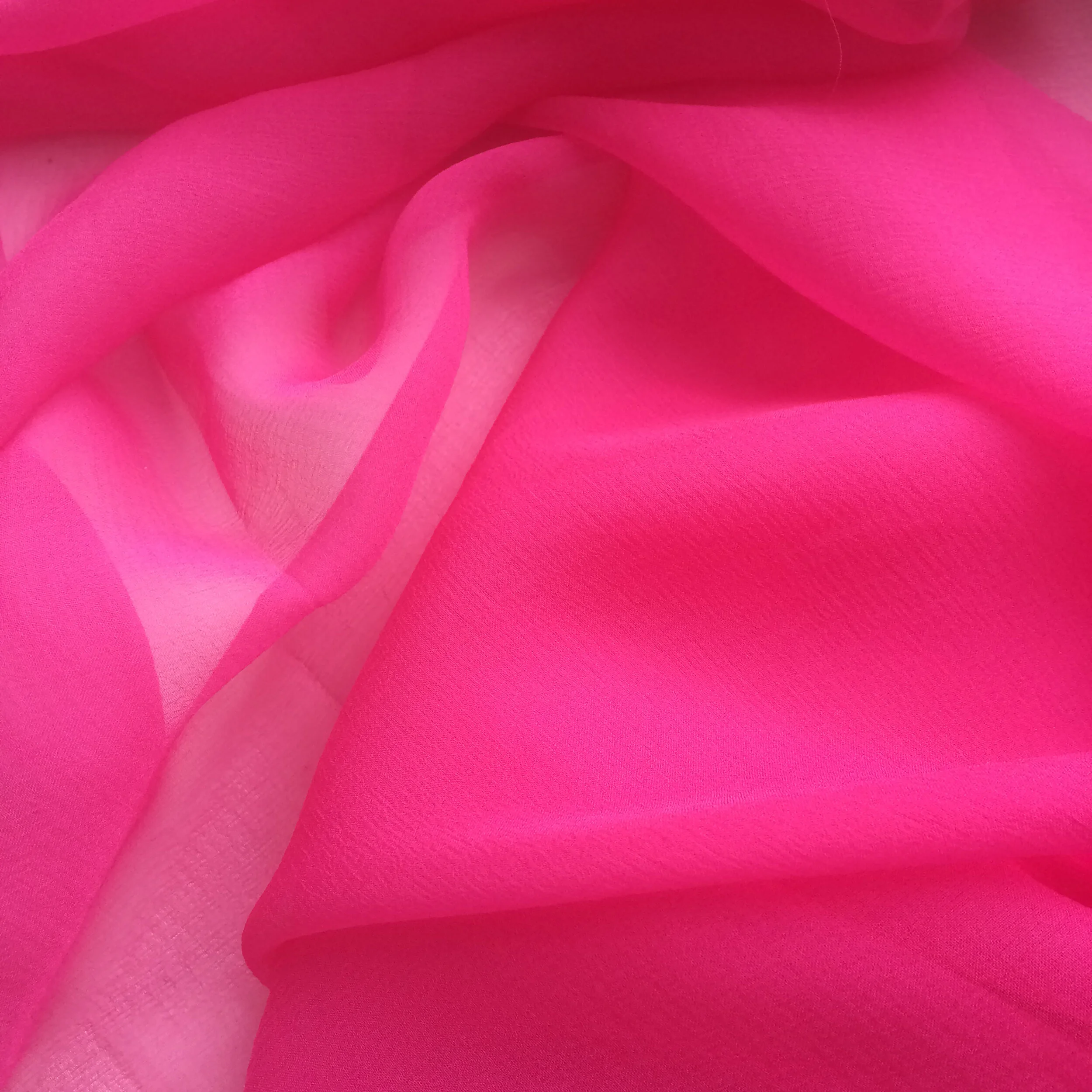 Pongees chiffon shocking pink.jpg