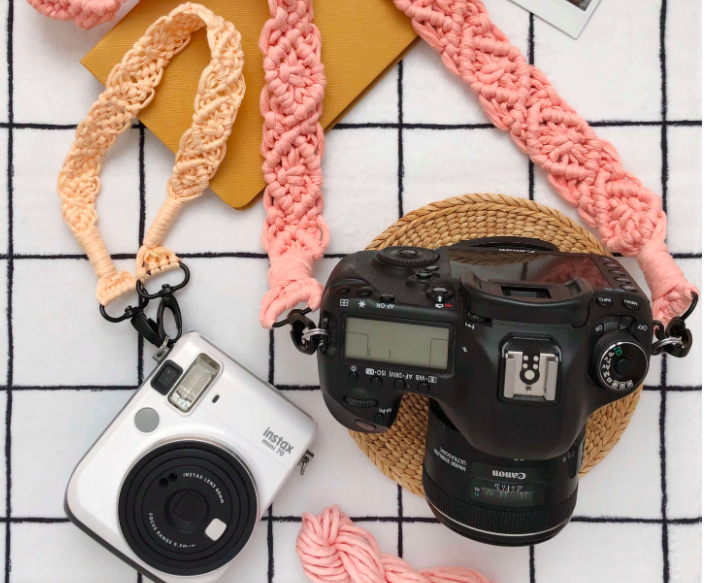 MACRAME CAMERA STRAP