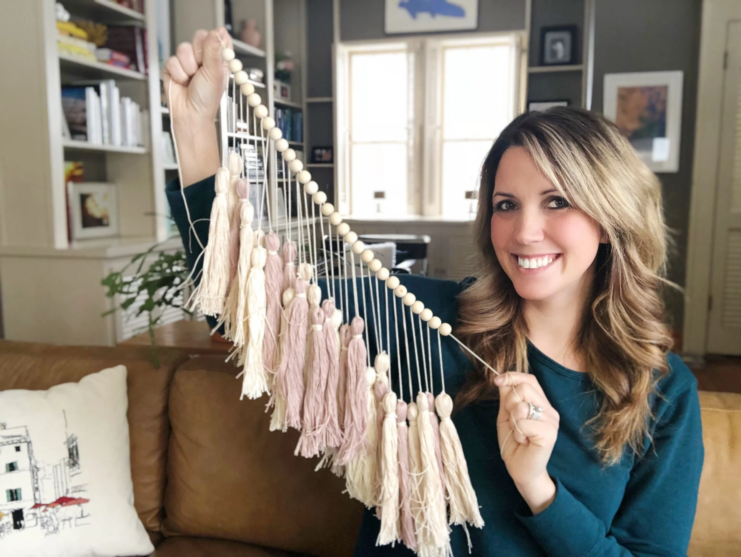 Pottery Barn Inspired Oversized Tassel Garland