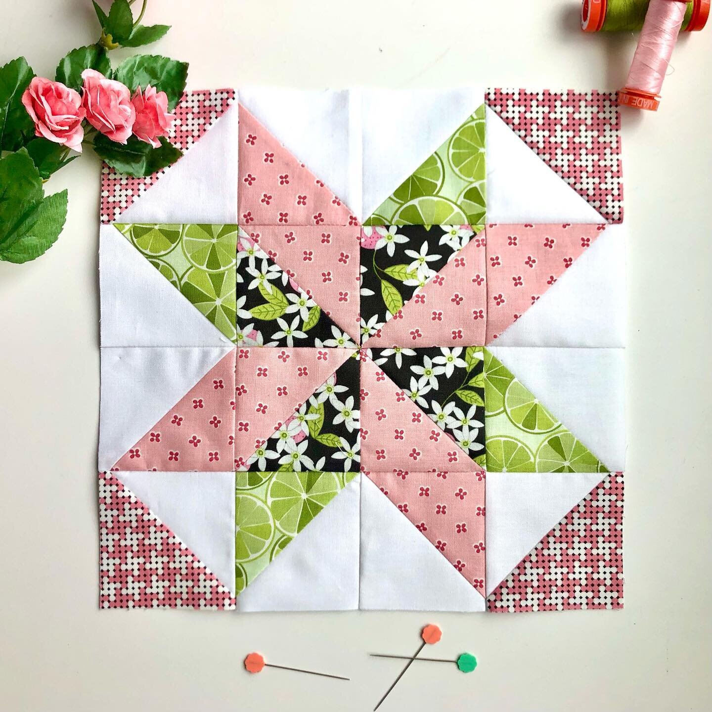 This week&rsquo;s block&mdash;RBD Block Challenge!  I now have kits!  If you want to do your blocks in this beautiful fabric, you can!! The kit includes enough fabric for all 16 blocks, and the setting/sashing.  Shhhhh&mdash;the final look is a still