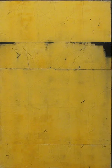 Untitled fresco, 2013. Oil, dry pigment, on plaster on paper on canvas or panel. 26in x 22in.