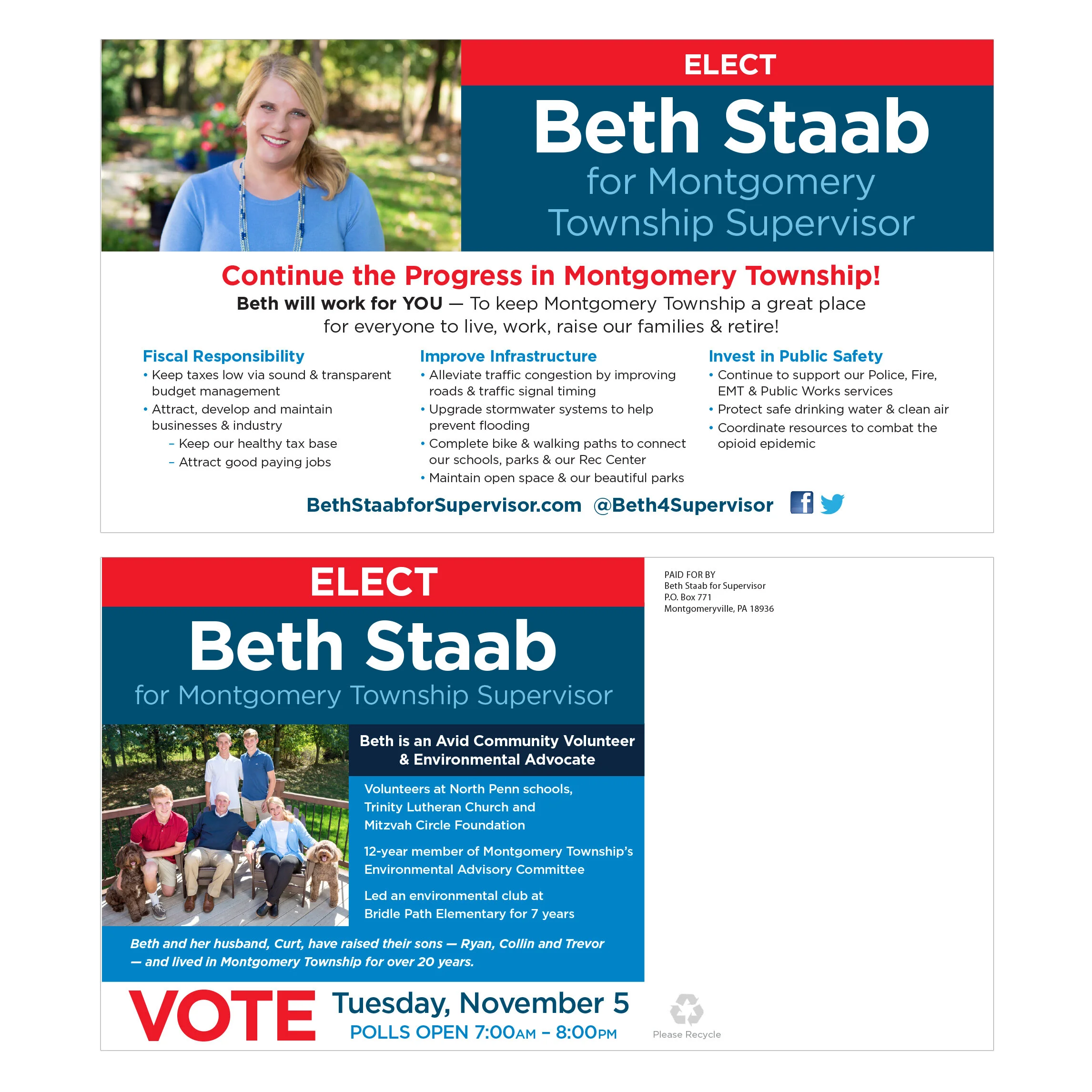 Election Postcard #2 – Beth Staab
