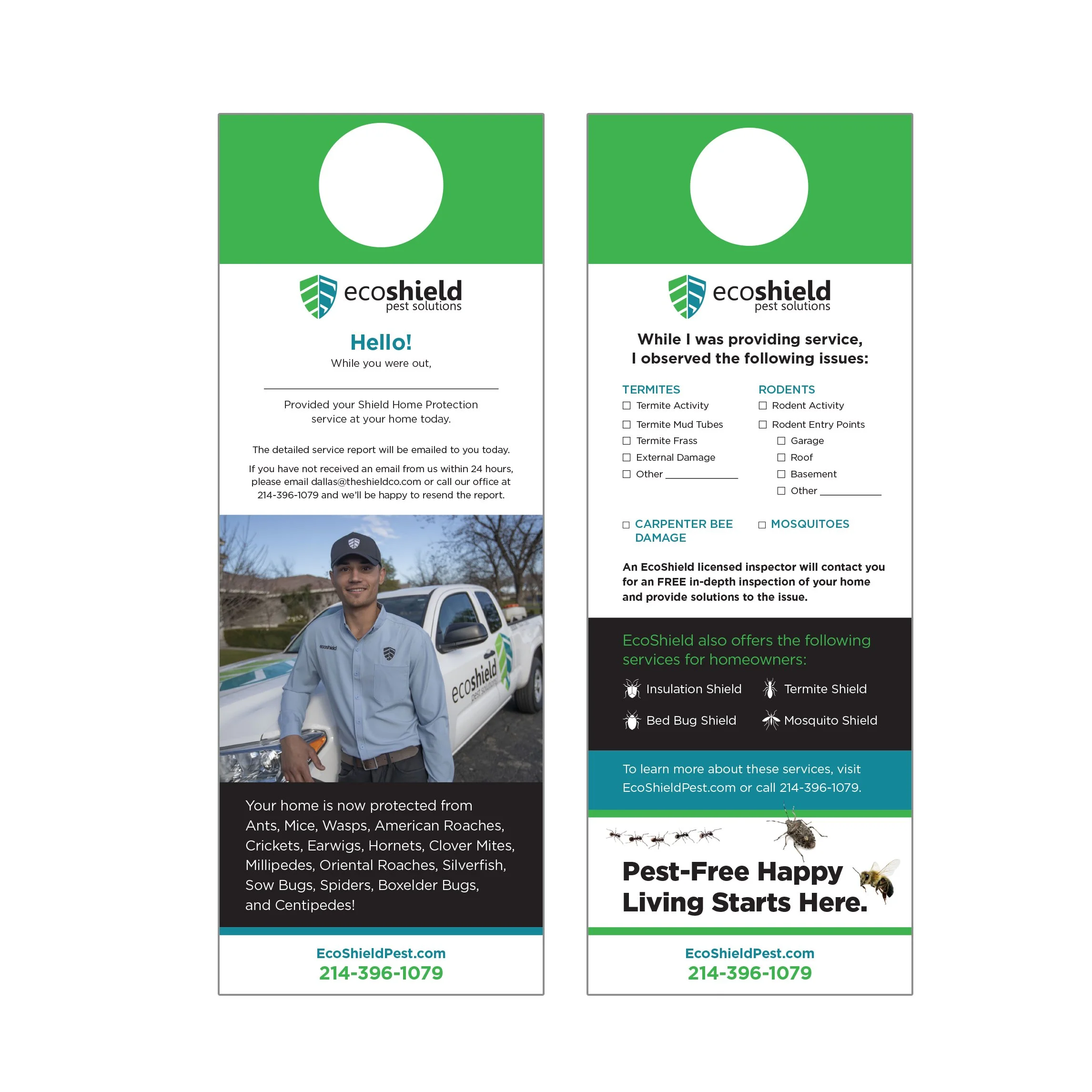 Eco-Shield – Door Hanger