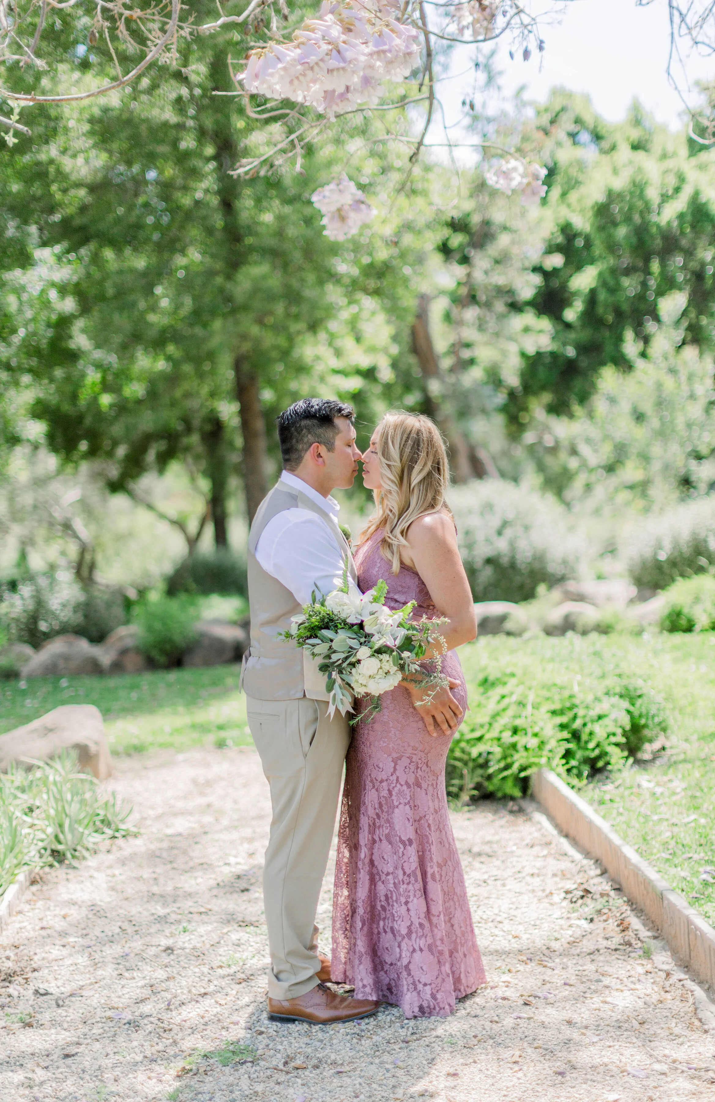 Carly went above and beyond to photograph our Monday afternoon wedding up in the hills of Ojai.