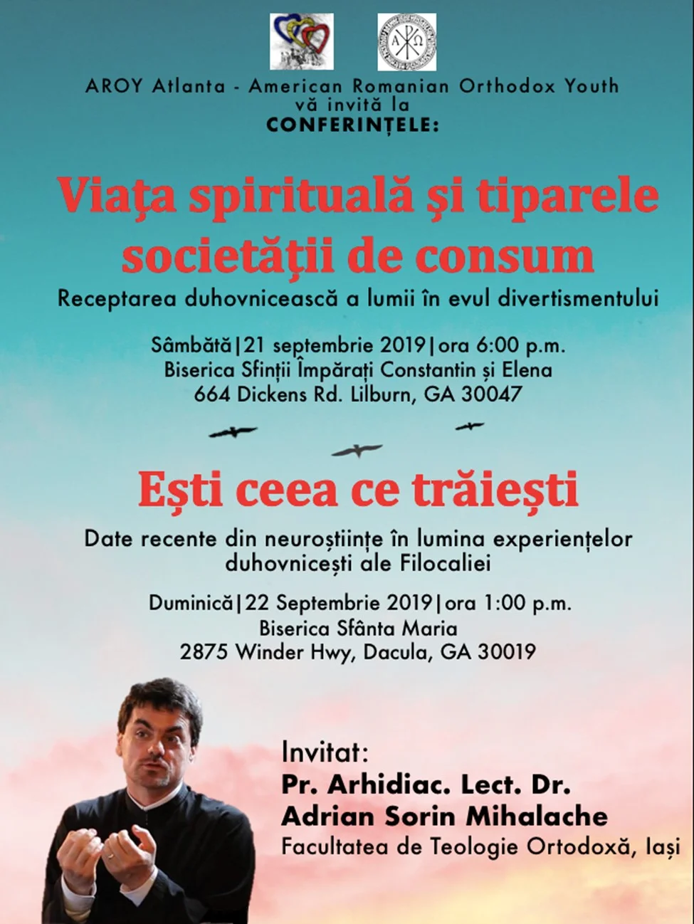 Conferințele Părintelui Arhidiacon Adrian Sorin Mihalache