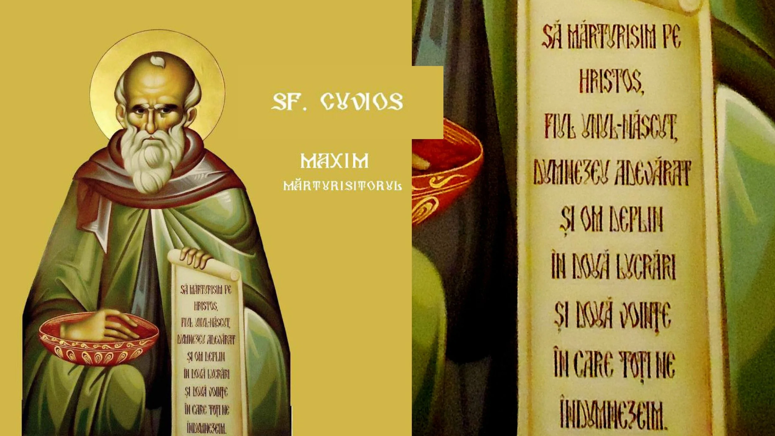 Sfântul Maxim Mărturisitorul (580-662) 