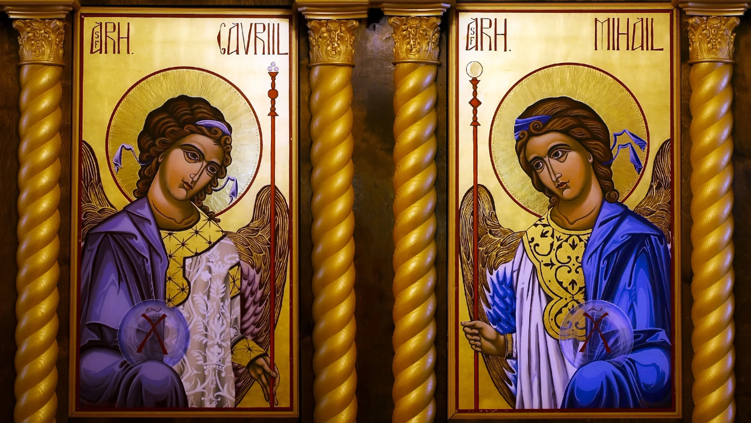 Sfinții Arhangheli Mihail și Gavriil
