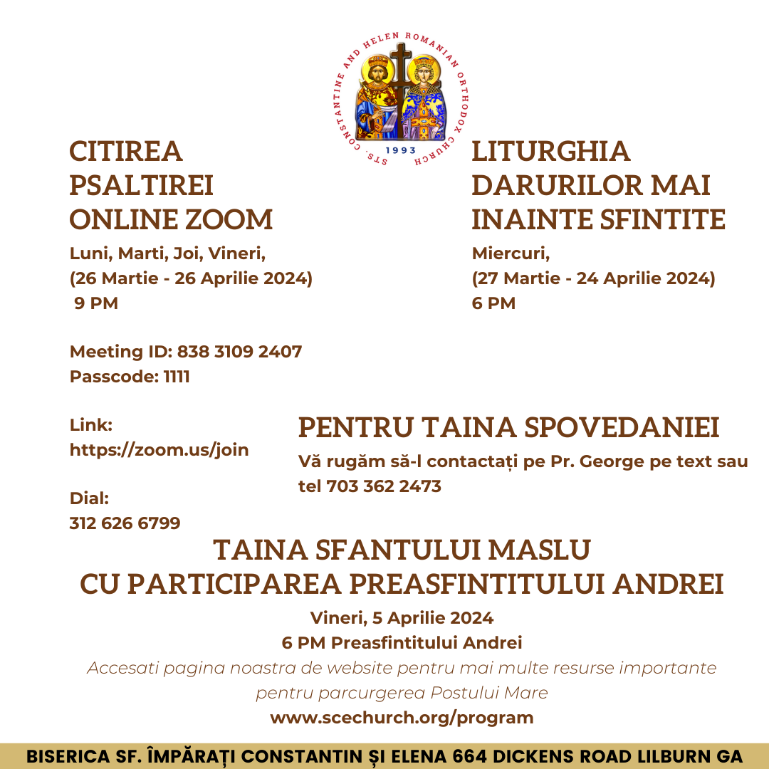 Program Postul Pastelui
