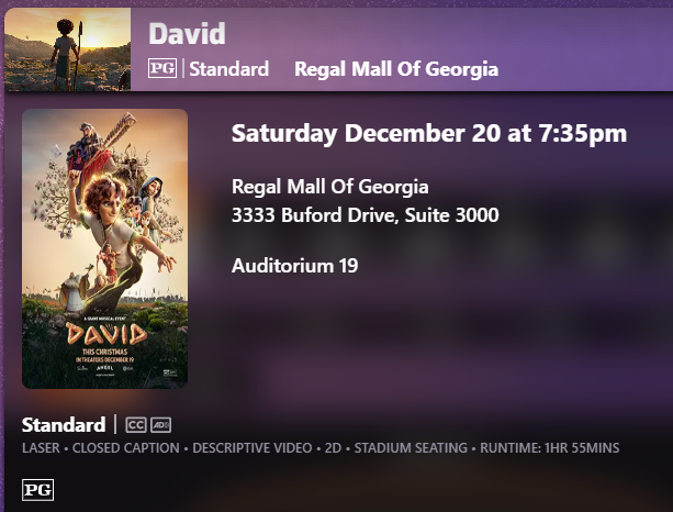 Movie Night: DAVID organized by AROY