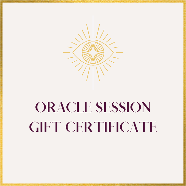 Gift Certificate: 30 Minute Oracle Session