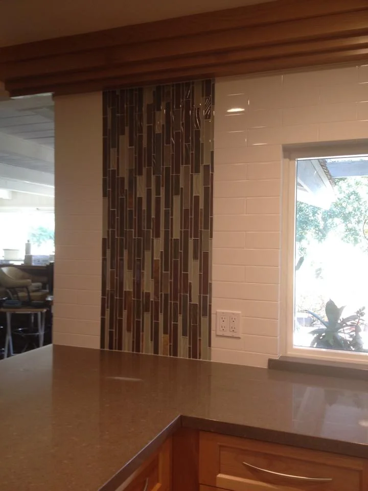 kitchen remodel backsplash and white wall tiles in orange county, ca