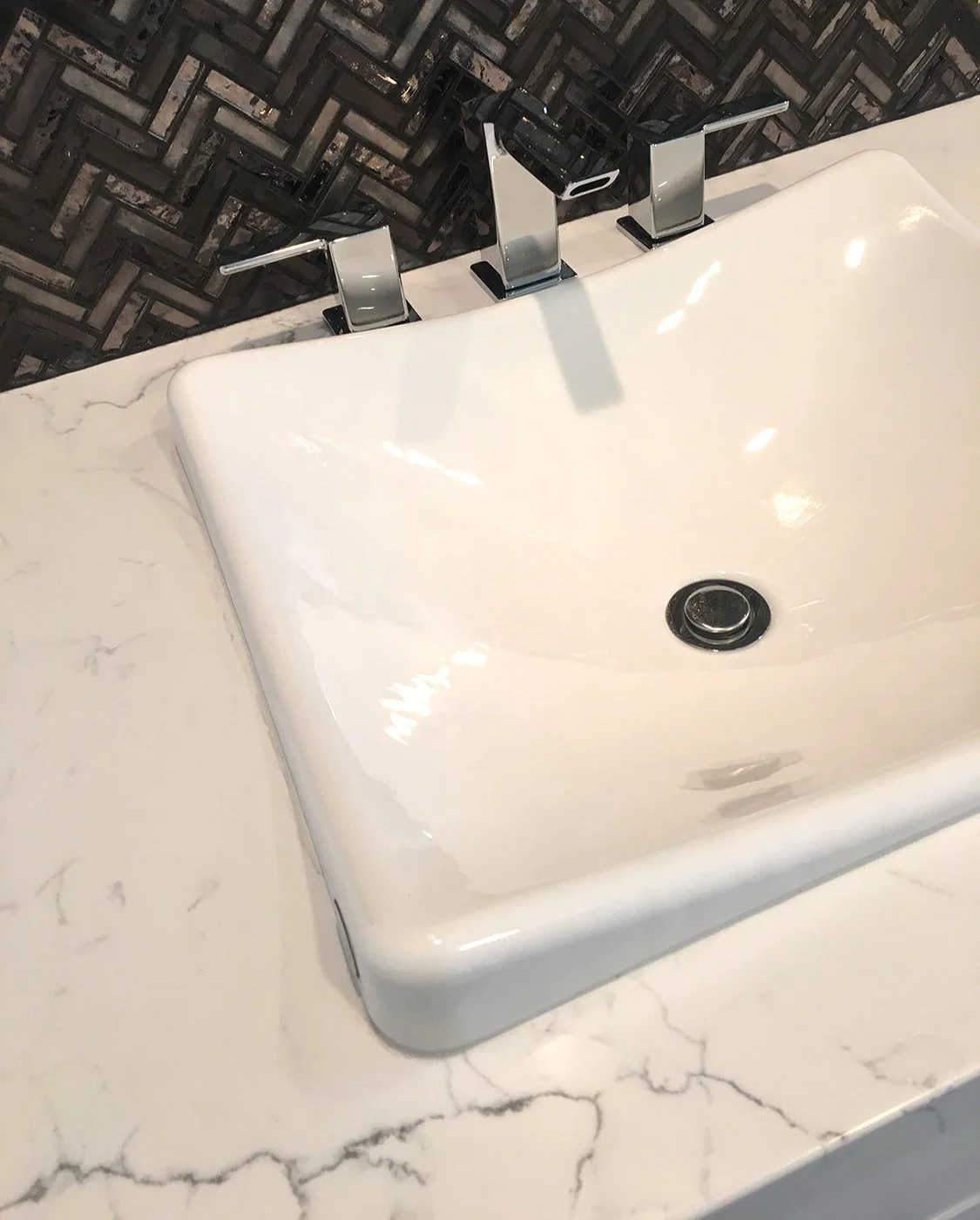 Custom Sink and Fixtures in San Clemente House