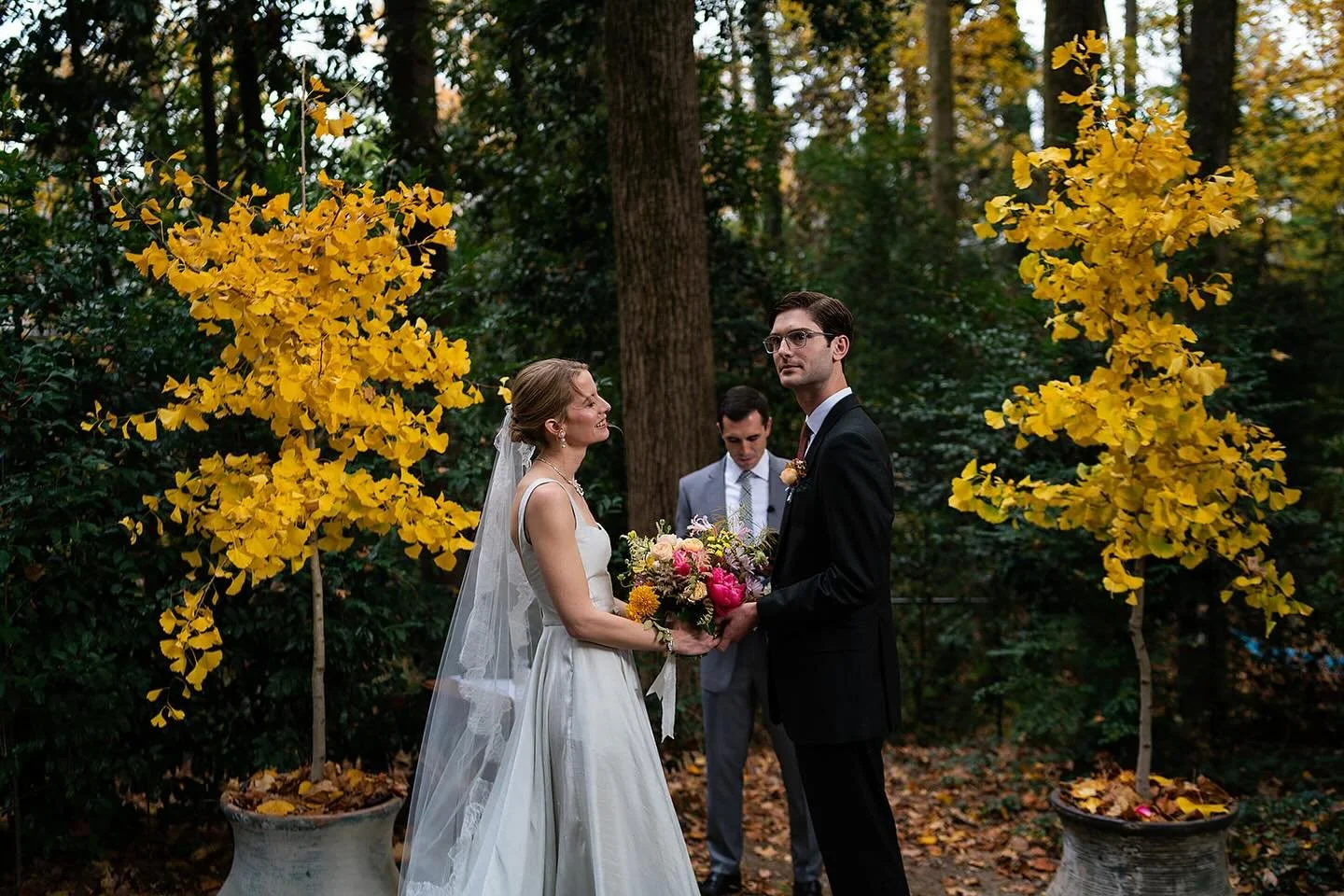 Haven&rsquo;t seen a gingko this year yet and that&rsquo;s a shame! Tom and Rachael married between their favorite trees years ago 🧡