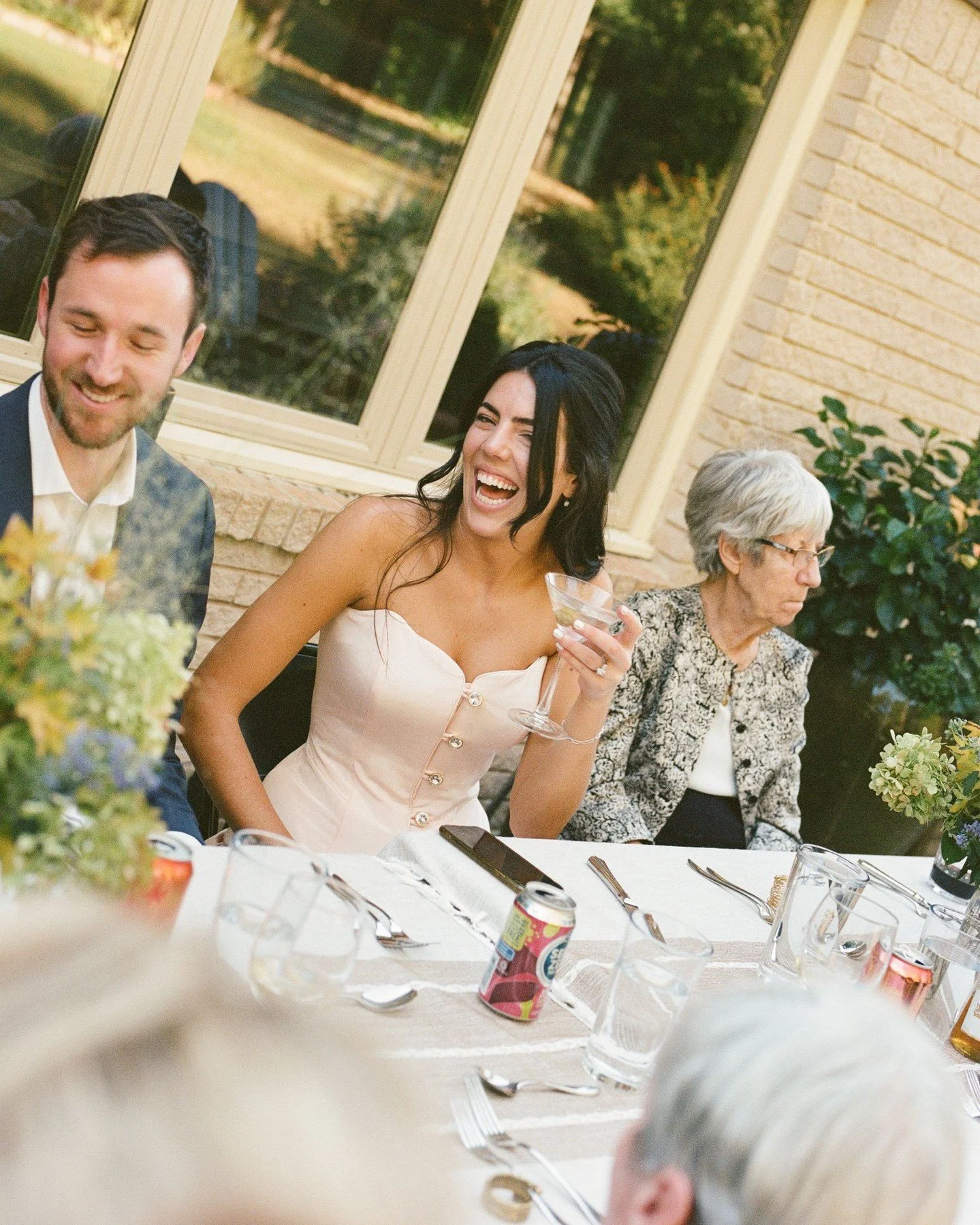Her mom&rsquo;s pink dress paired with vows and a dinner party of their closest. We all cried hearing their vows. I usually always cry at some point on a wedding day. This job inspires me to love bigger and deeper and to remember my own vows. It remi